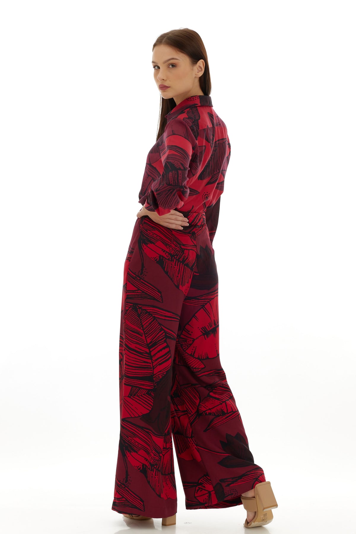 Hot Pink Floral Pant