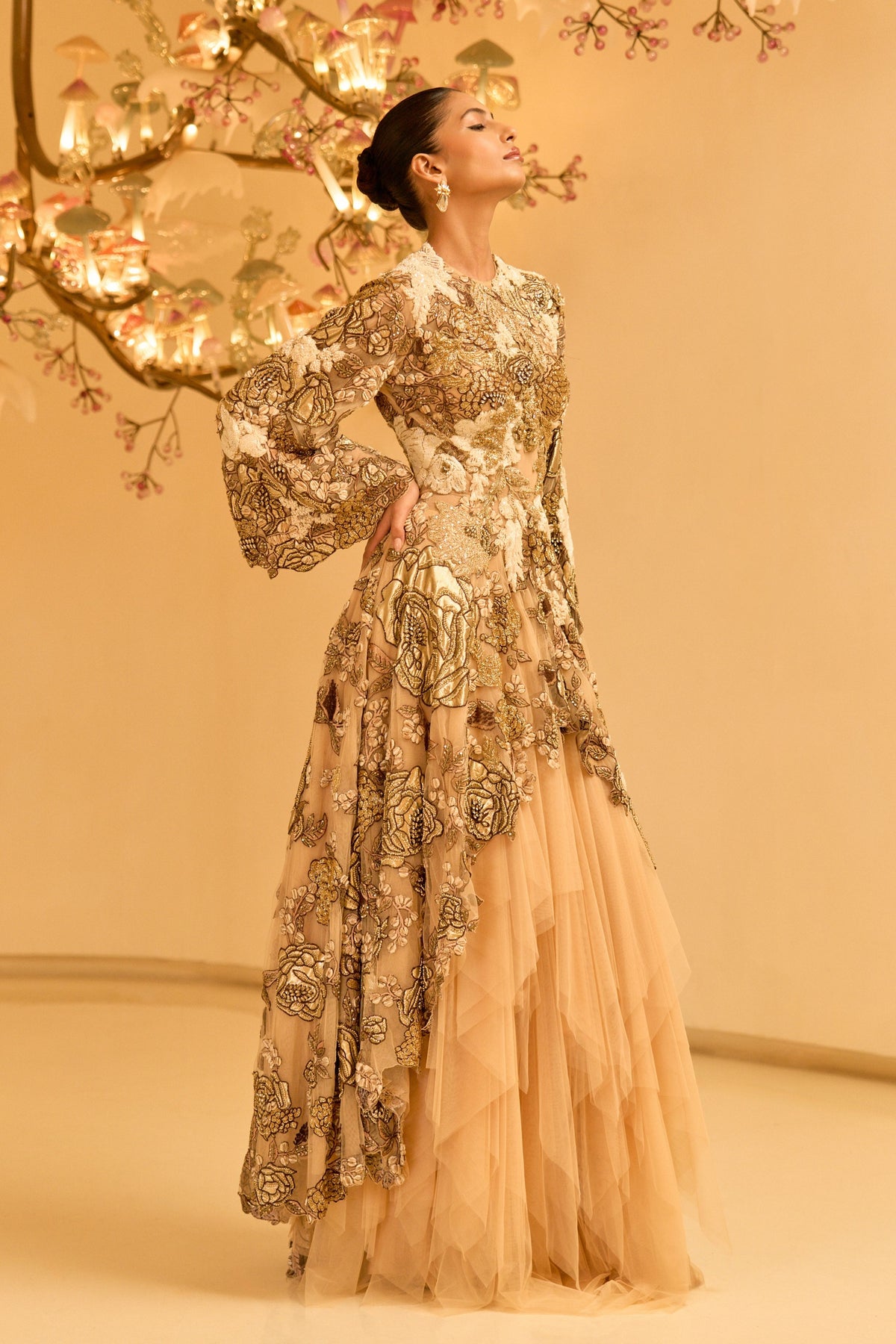 Gilded Skirt Set