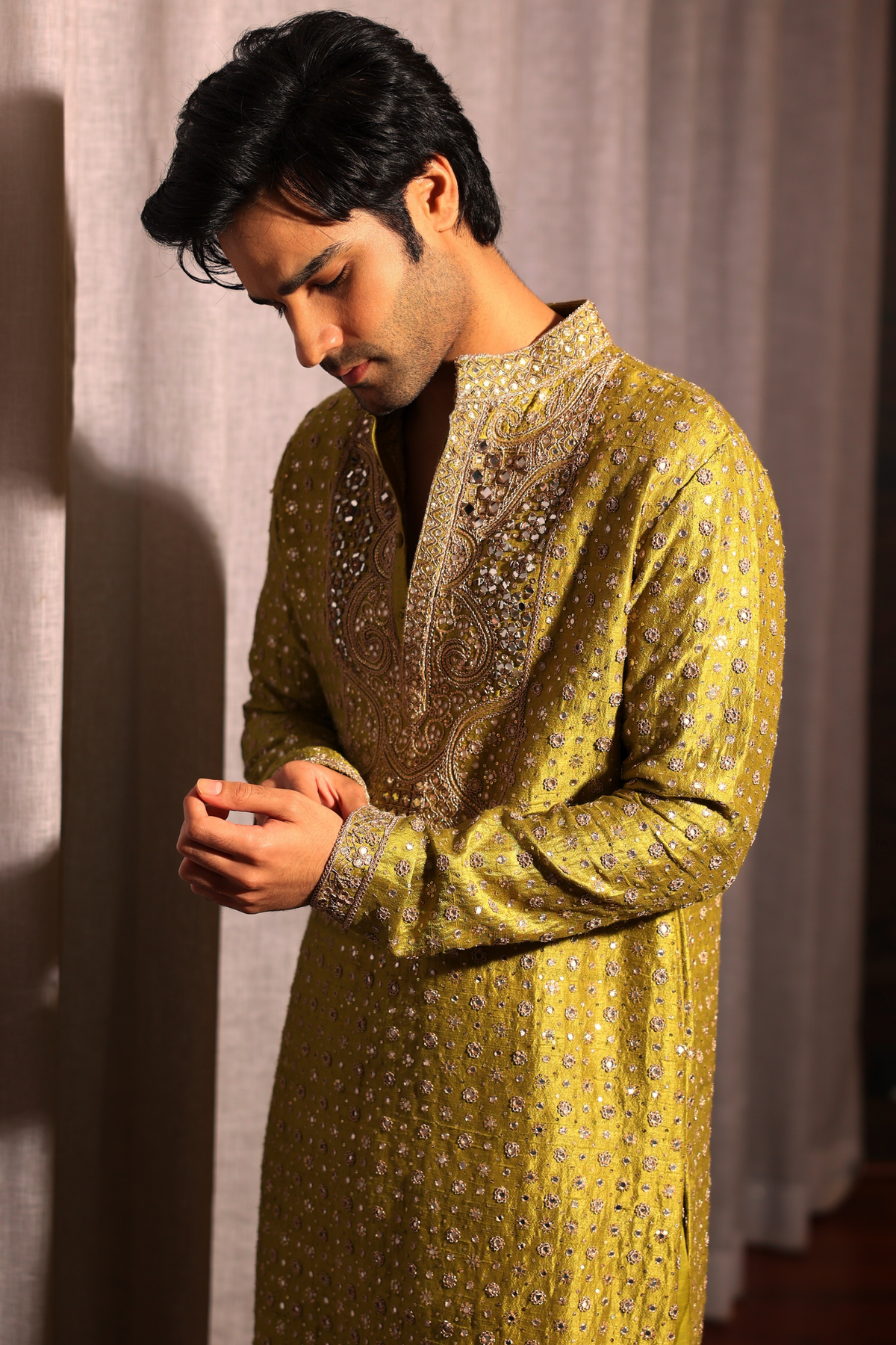 Aaman Devgan in Punit Balana Menswear