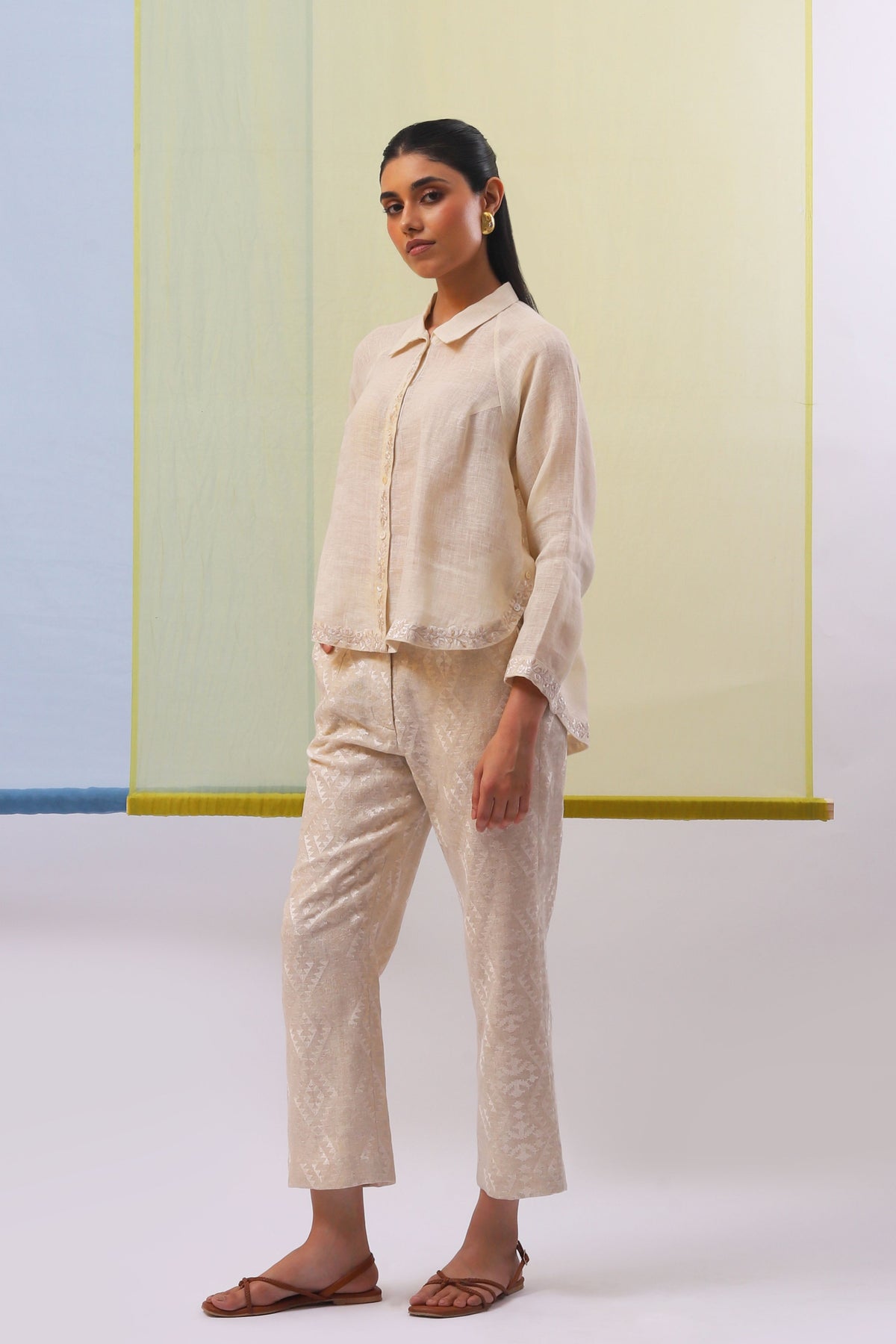 Beige Aami Co-ordinate Set