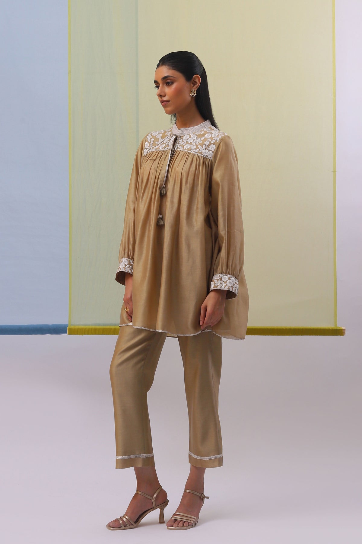 Beige Nuri Co-ordinate Set