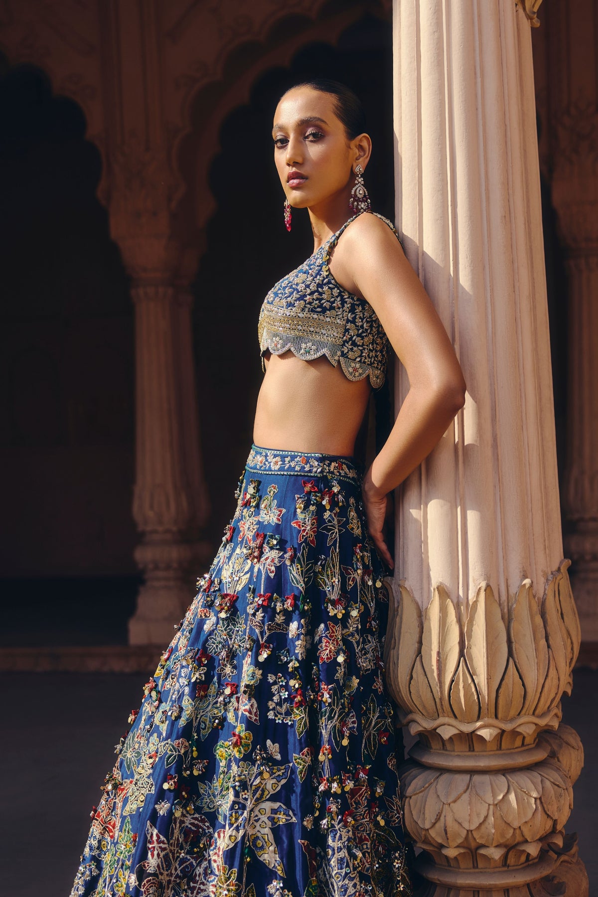 Midnight Of Eden Lehenga Set