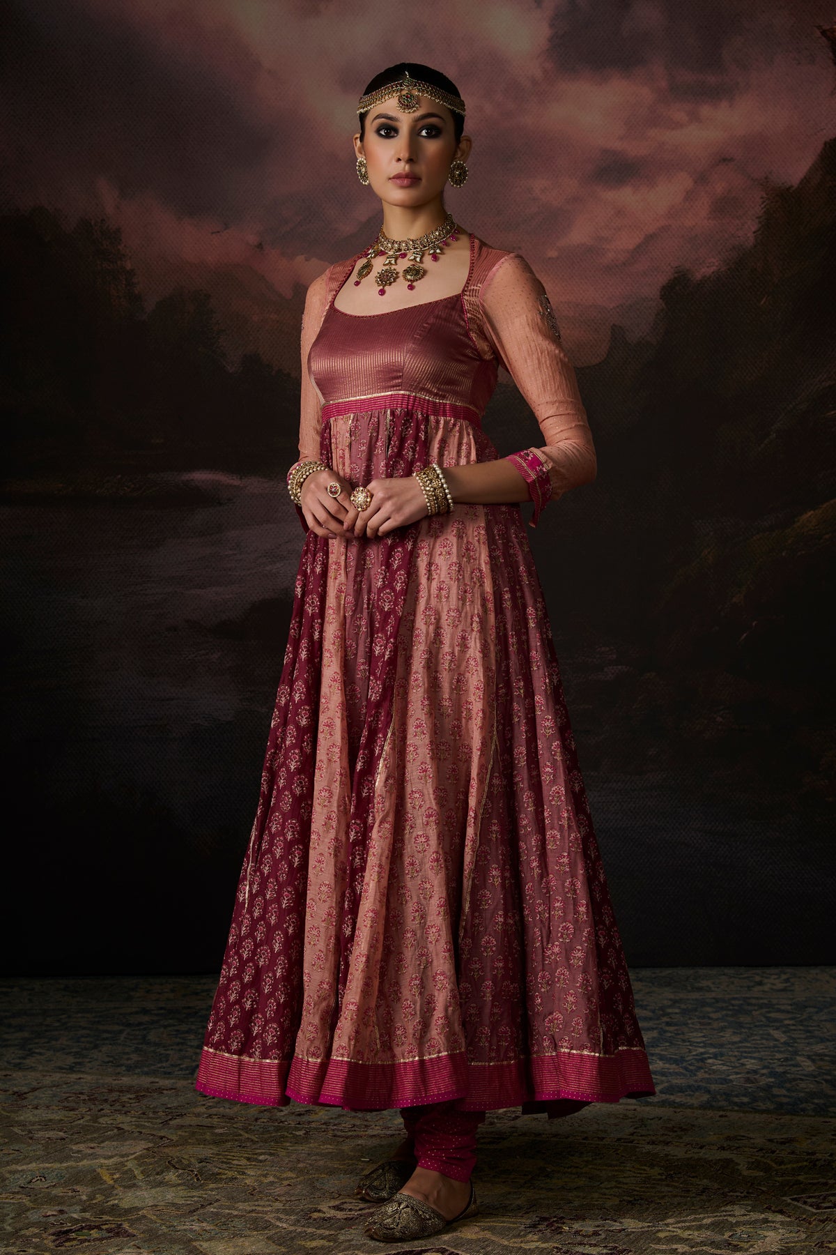 Saima Anarkali Set