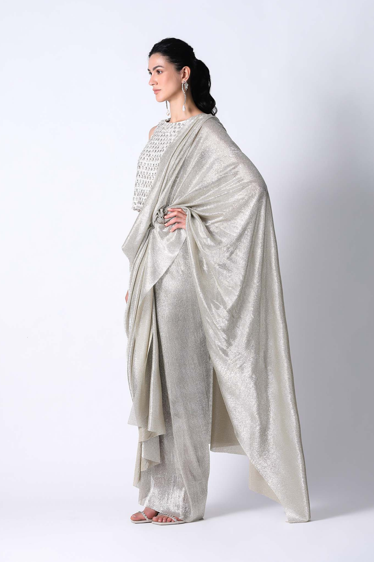 Chandelier Top With Galaxy Sari
