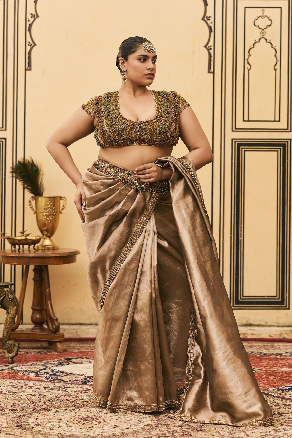 Bhoori Saree Set
