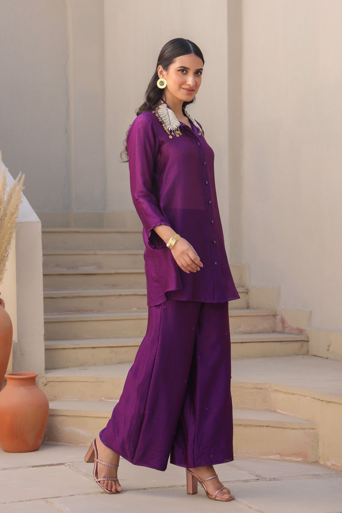 Zardosi Pankh Co-ord Set
