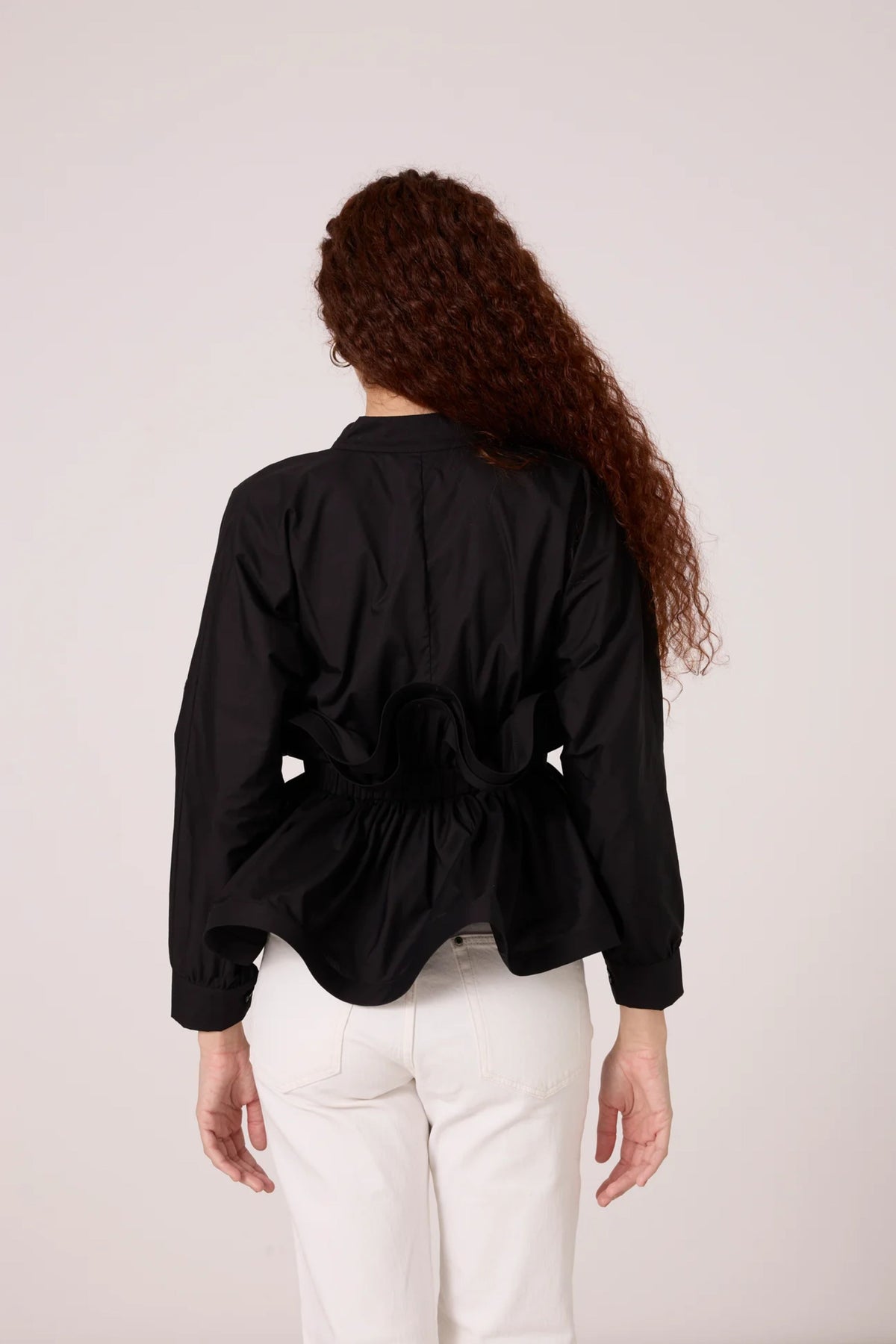 Alexa Applique Black Shirt
