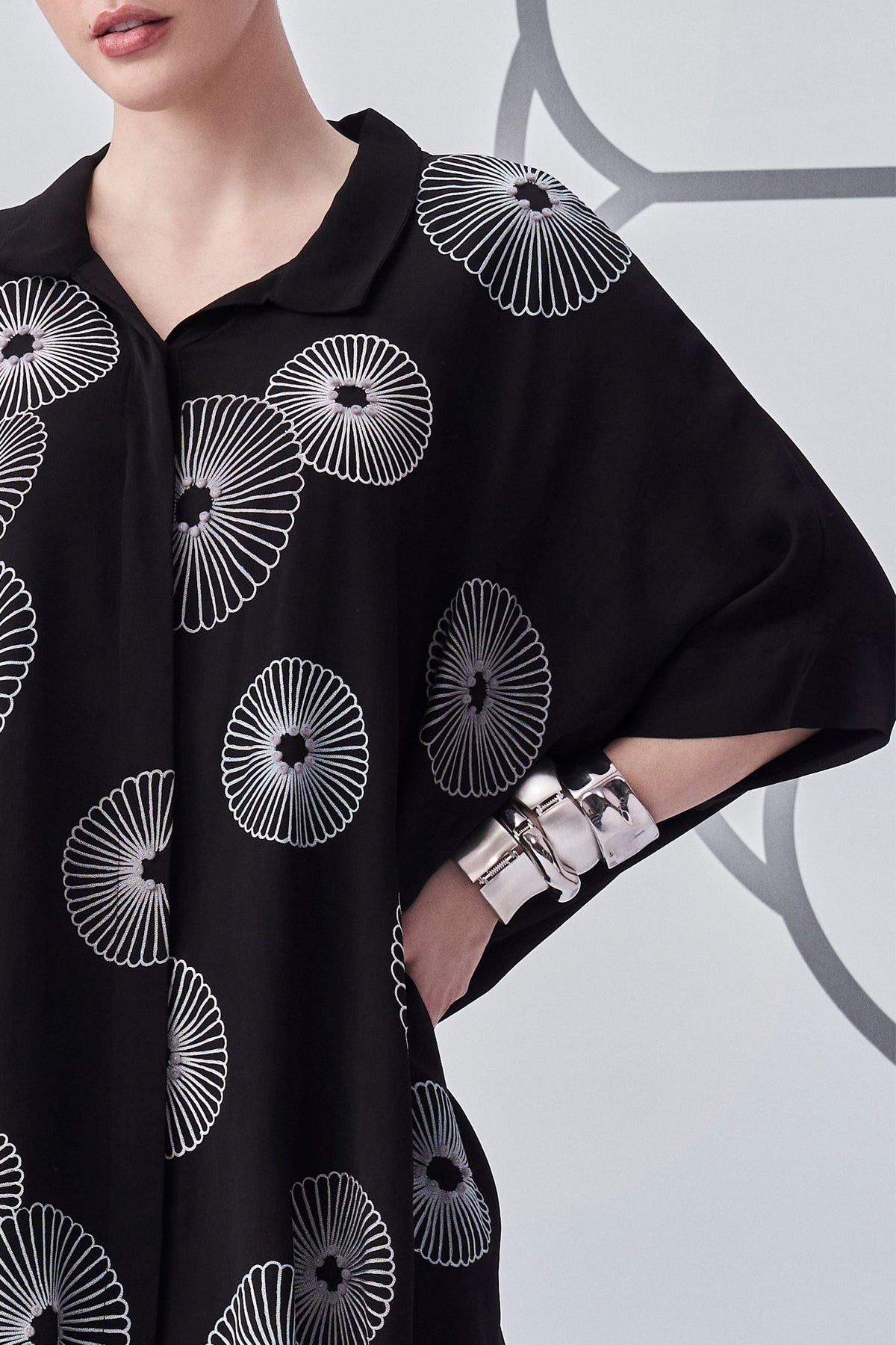 Black Trapezium Dress