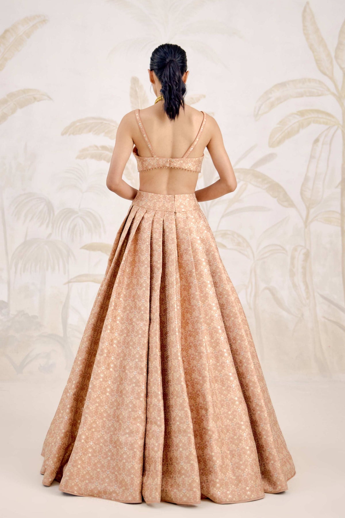 Dusty Coral Lehenga Set
