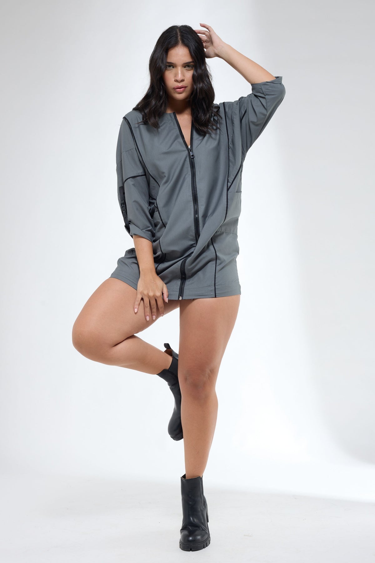 Anti Fit Short Grey Dress