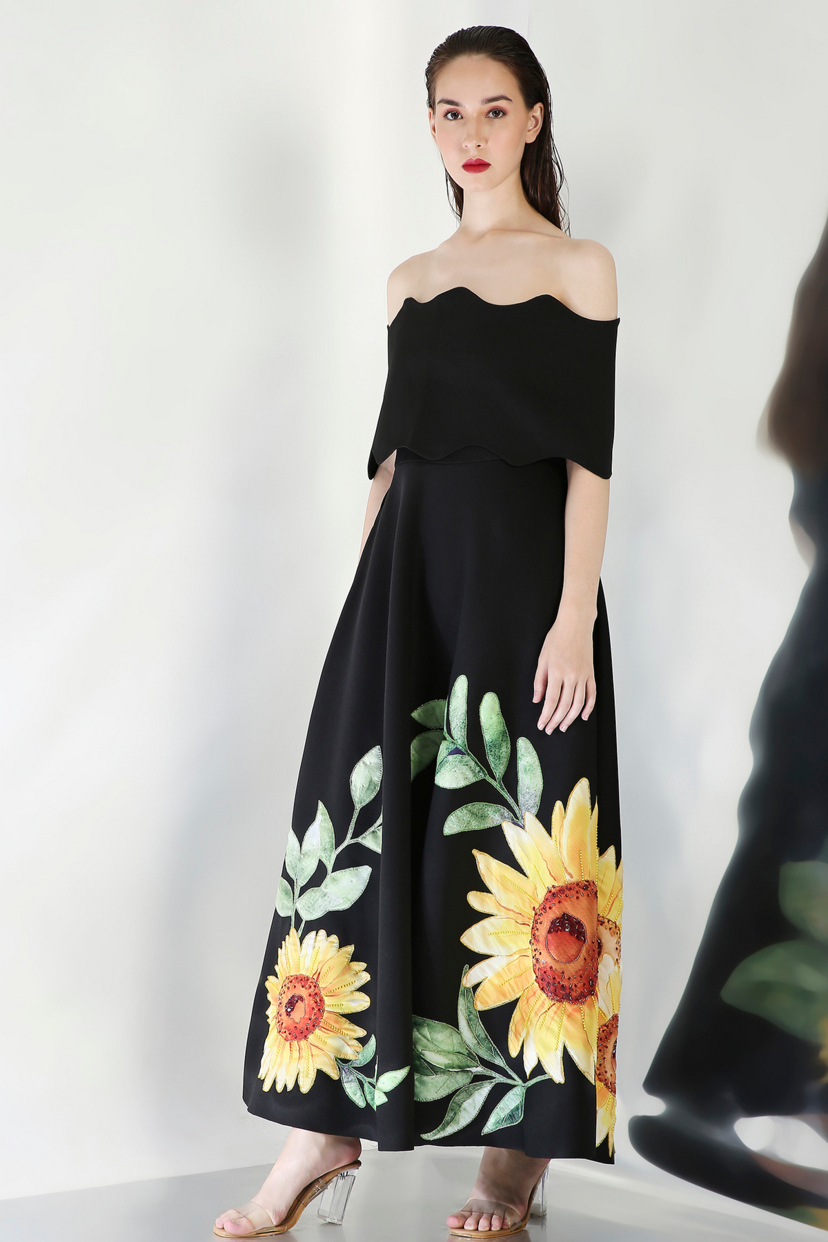Black Off-shoulder Dress