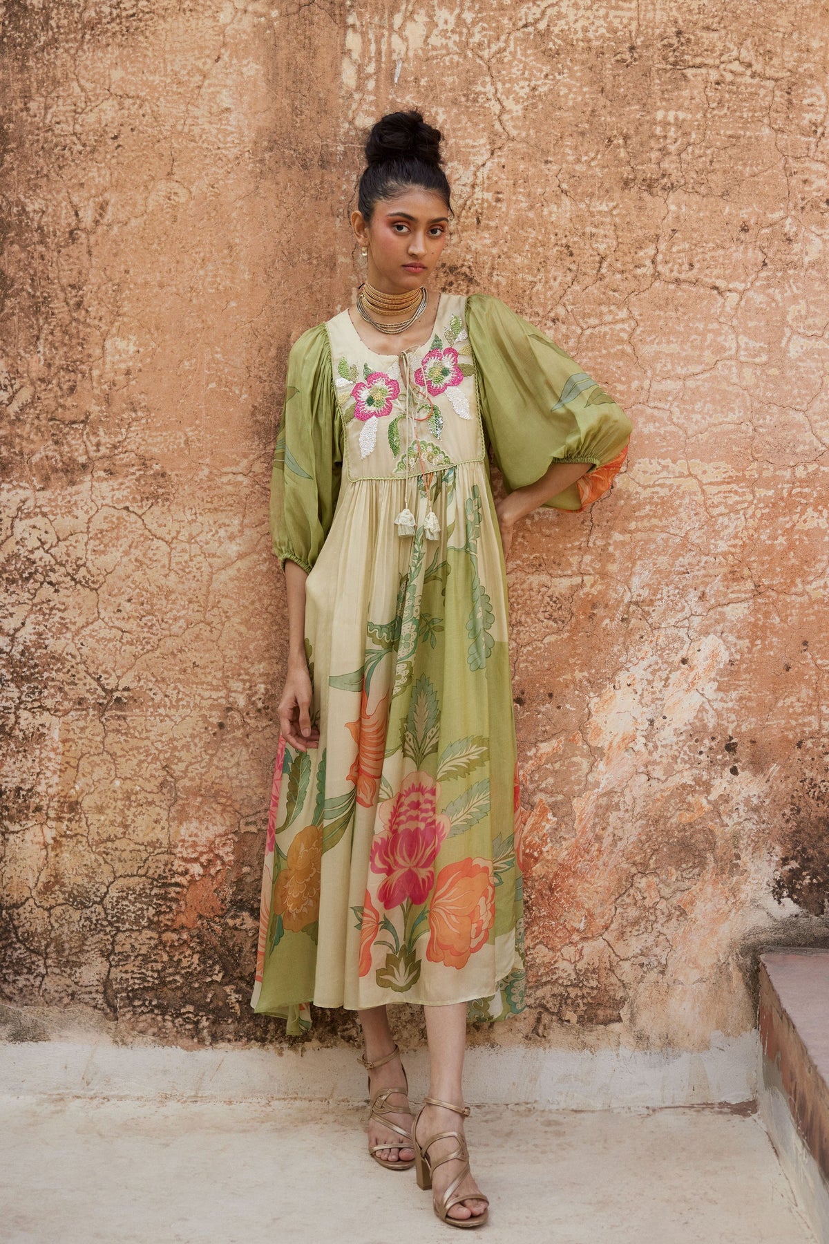 Pastel Green Maxi Dress