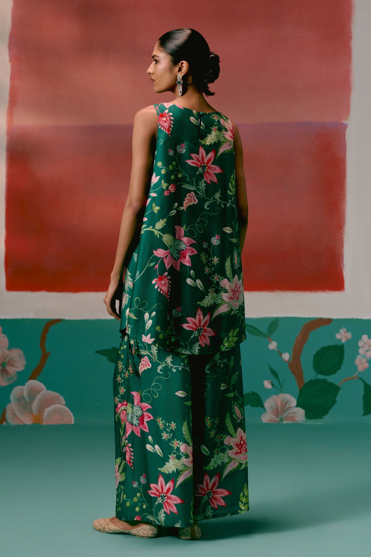 Green Chintz Kurta Set