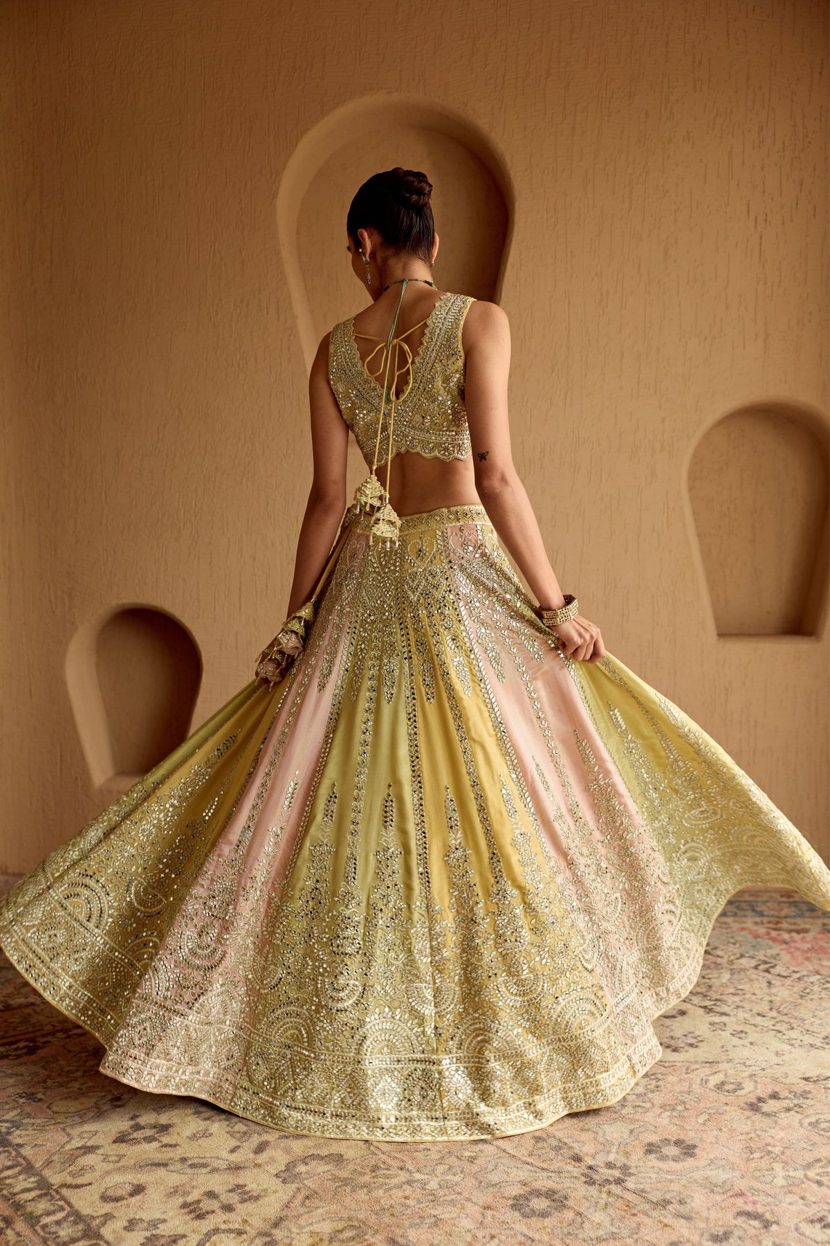 Tricolor Lehenga Set