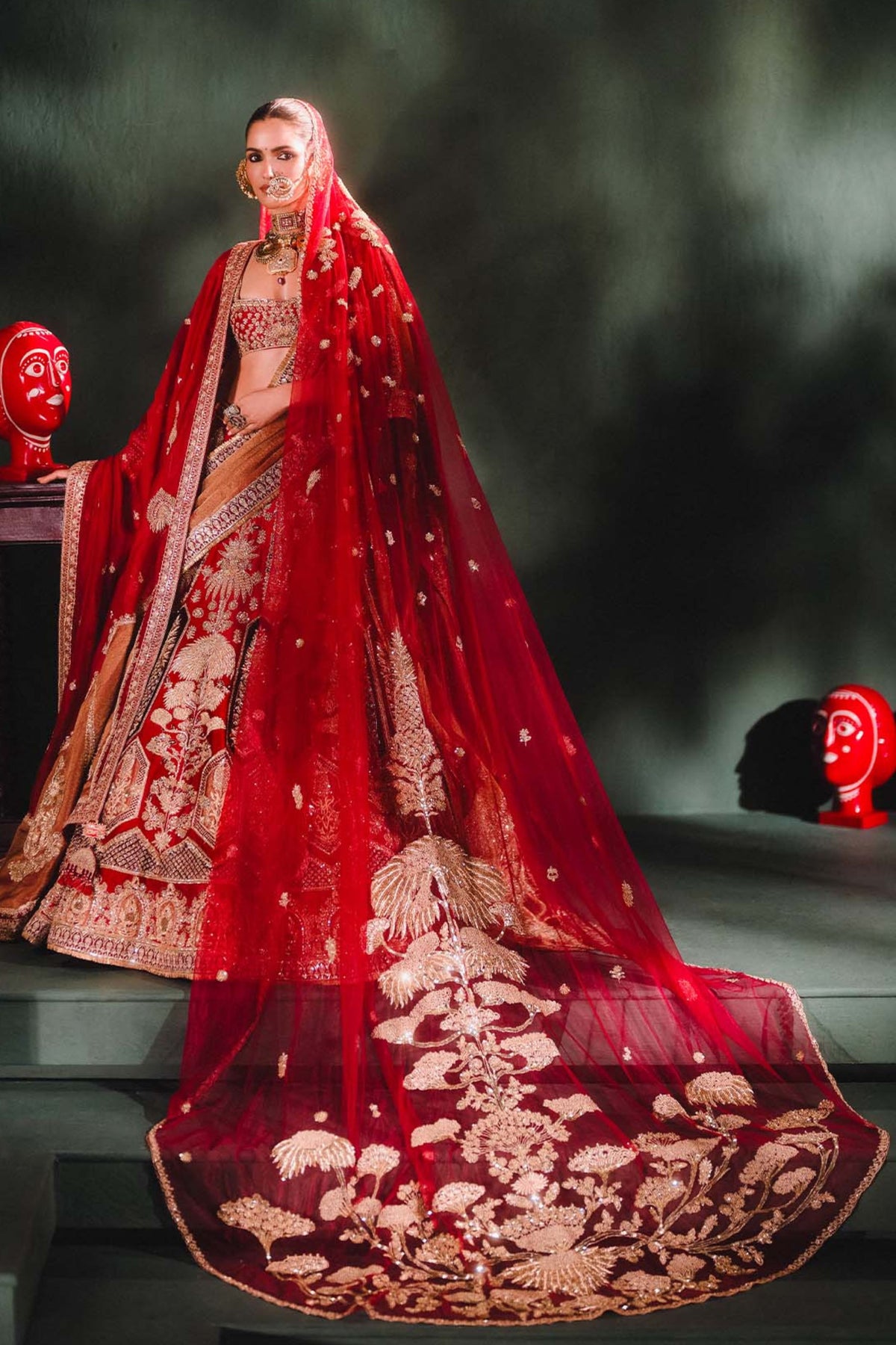 The Anarbagh Veil Lehenga Set