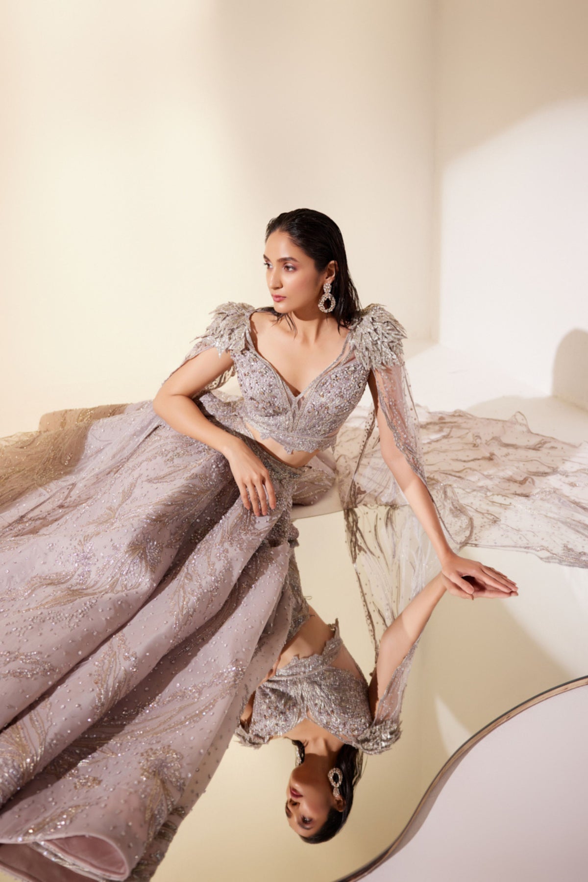 Lunar Lavender Lehenga Set