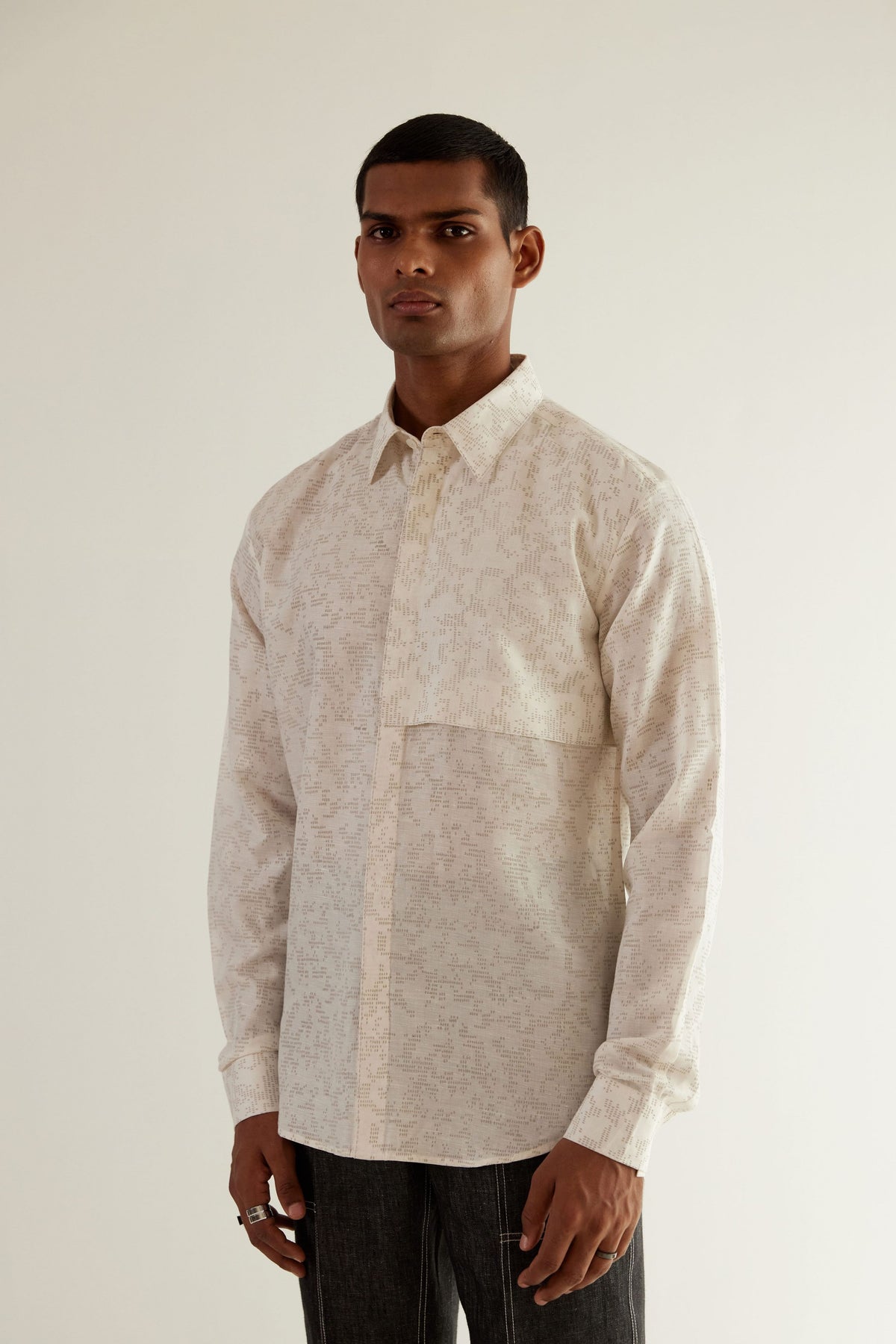 Camo Block Flap Shirt