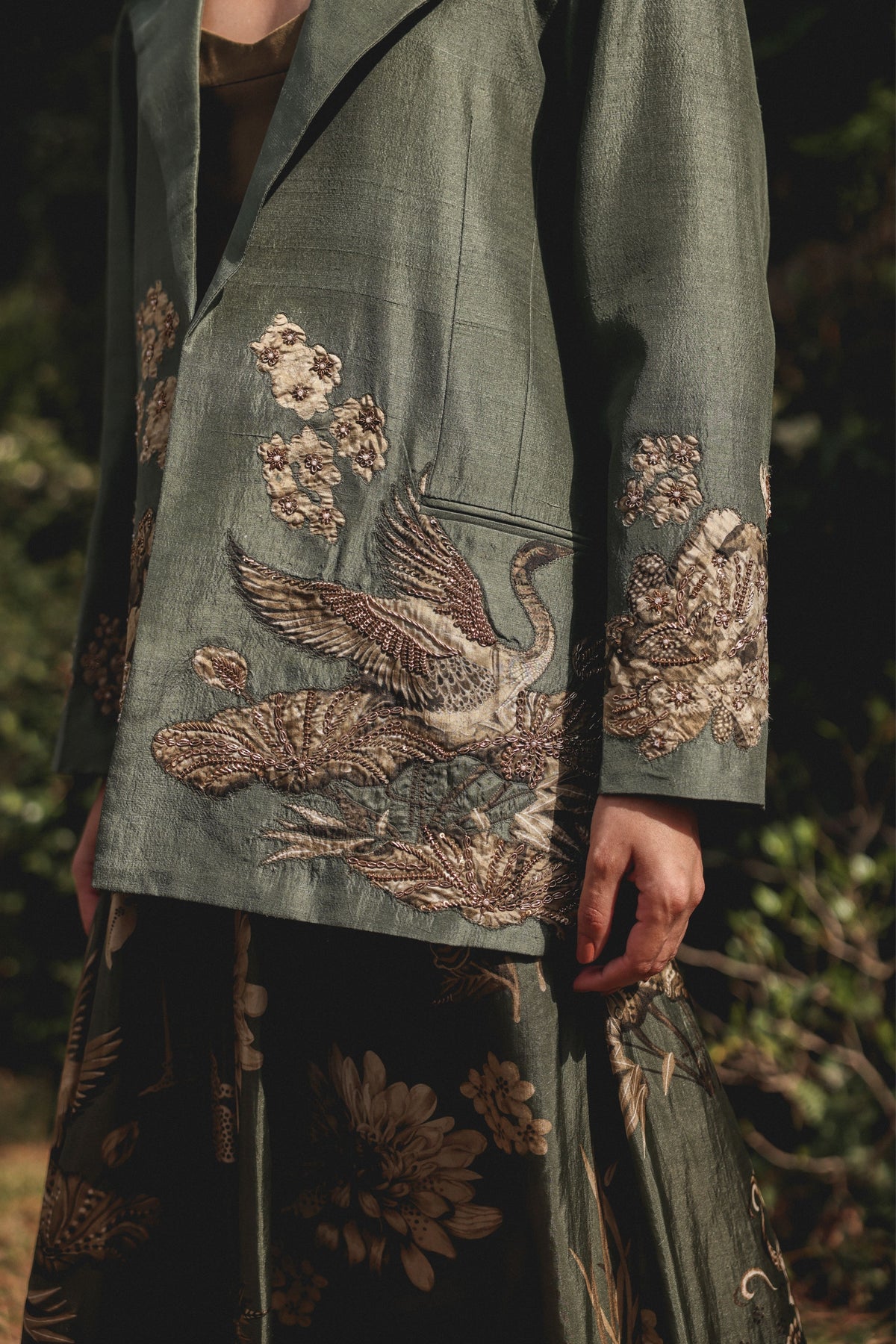 Garden Fold Blazer Set