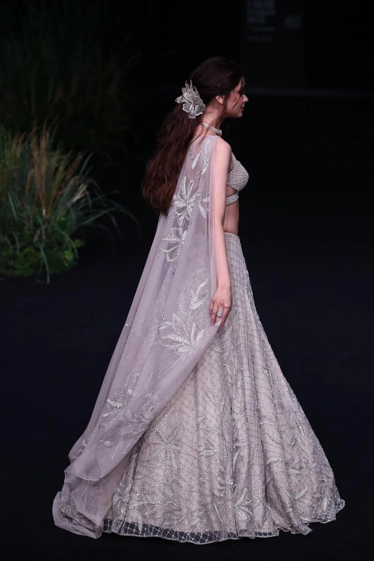 Vanna Lehenga Set in Champagne