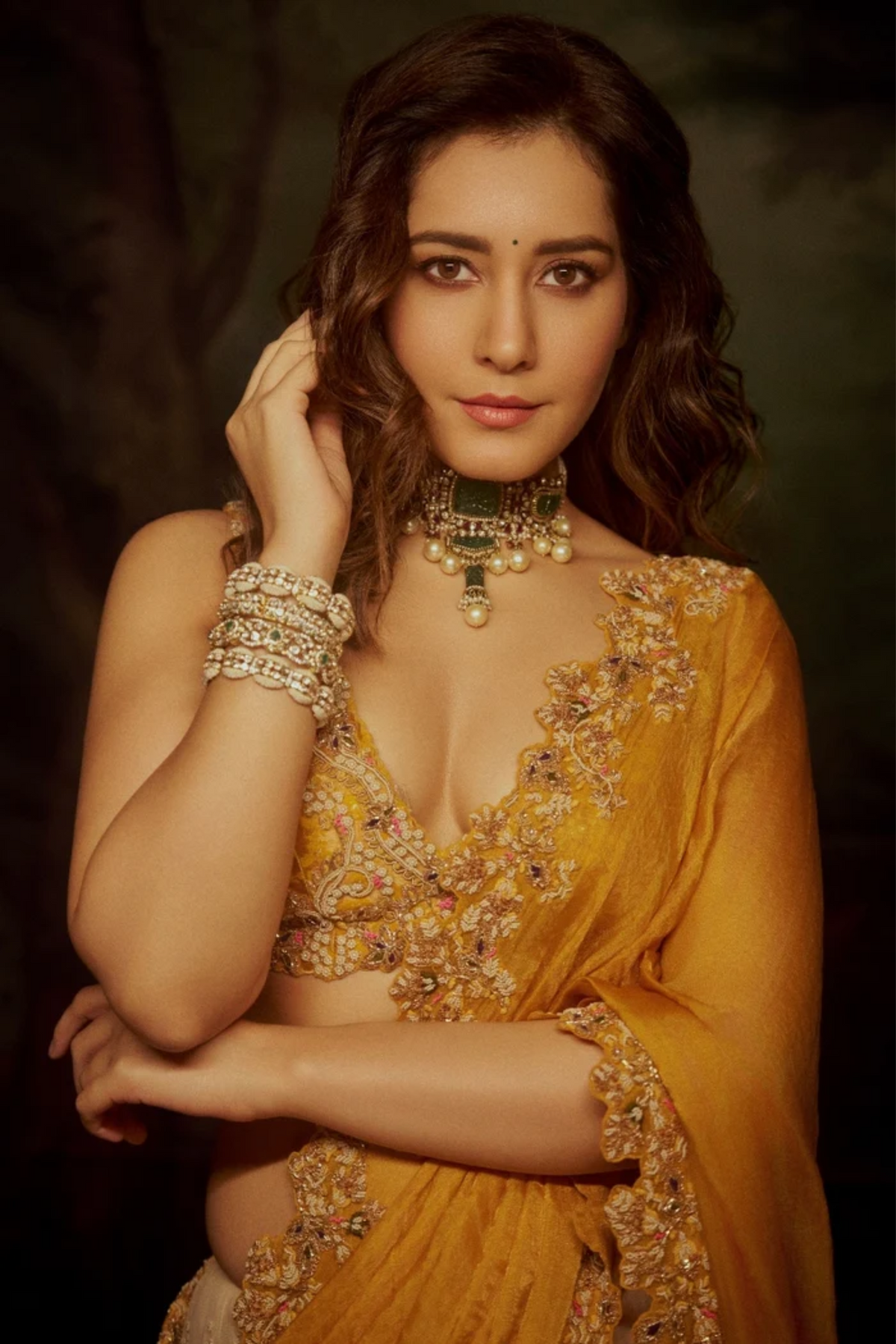 Amaltas Kalidaar Saree Set