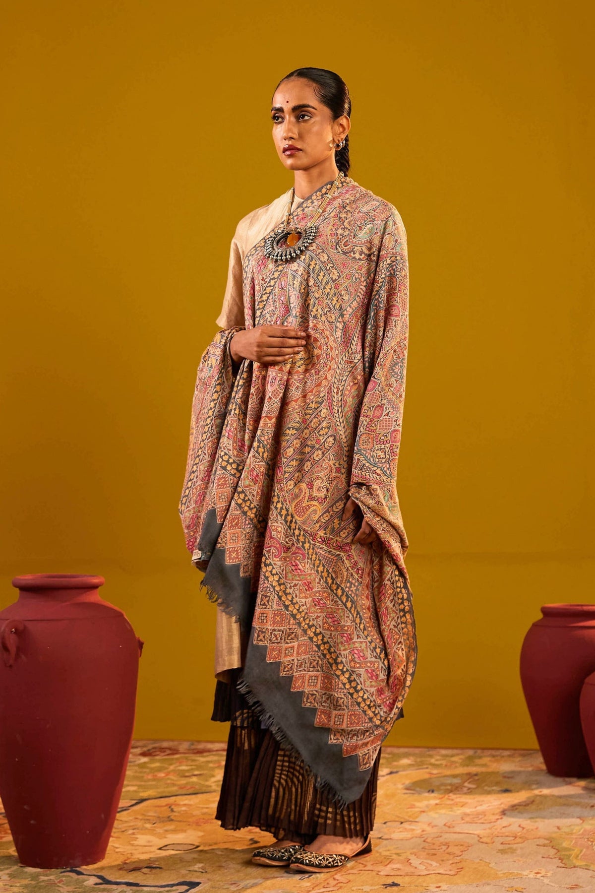 Gul-e-saba Pashmina Shawl