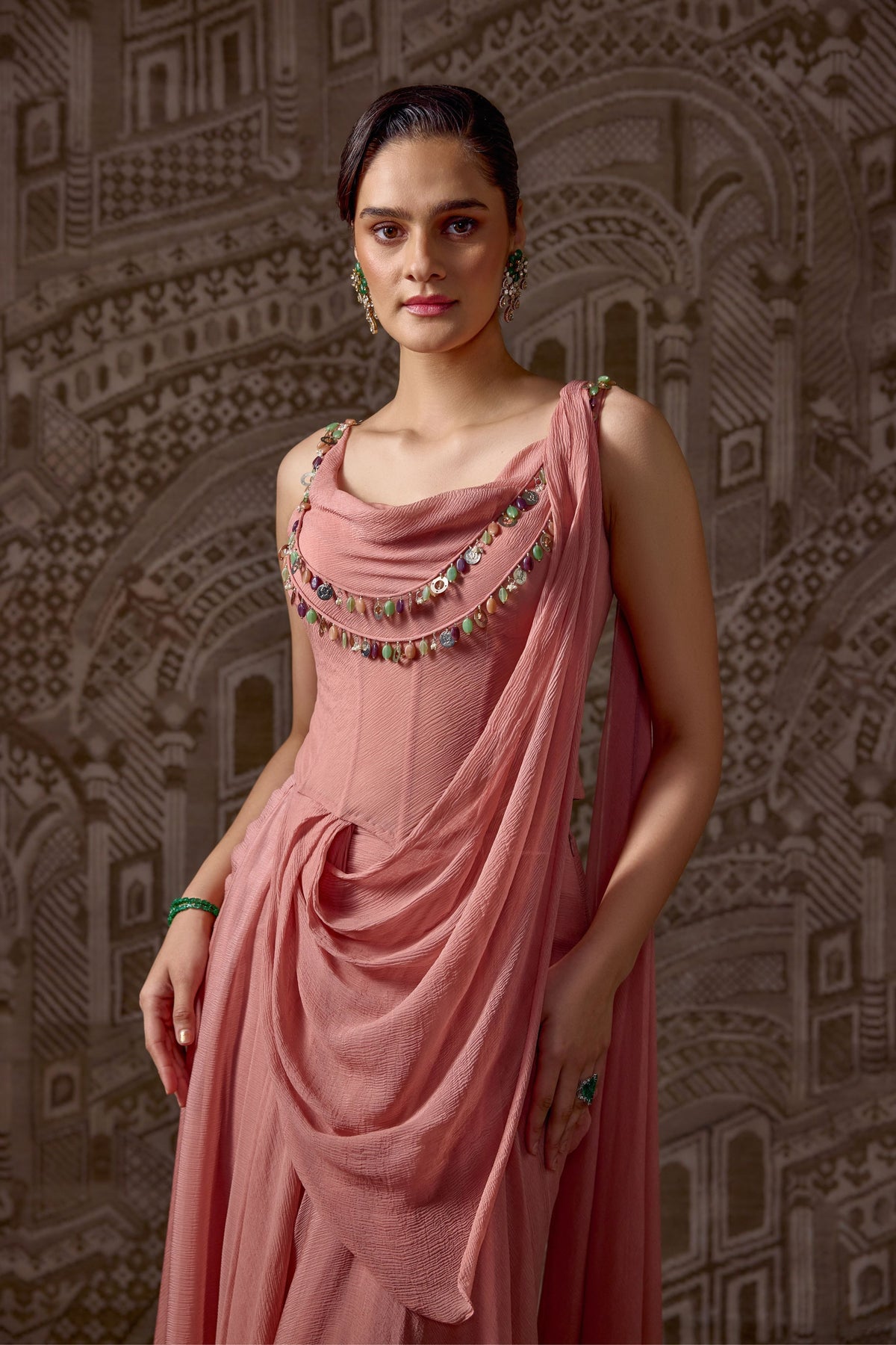 Treasured Drape Saree Set