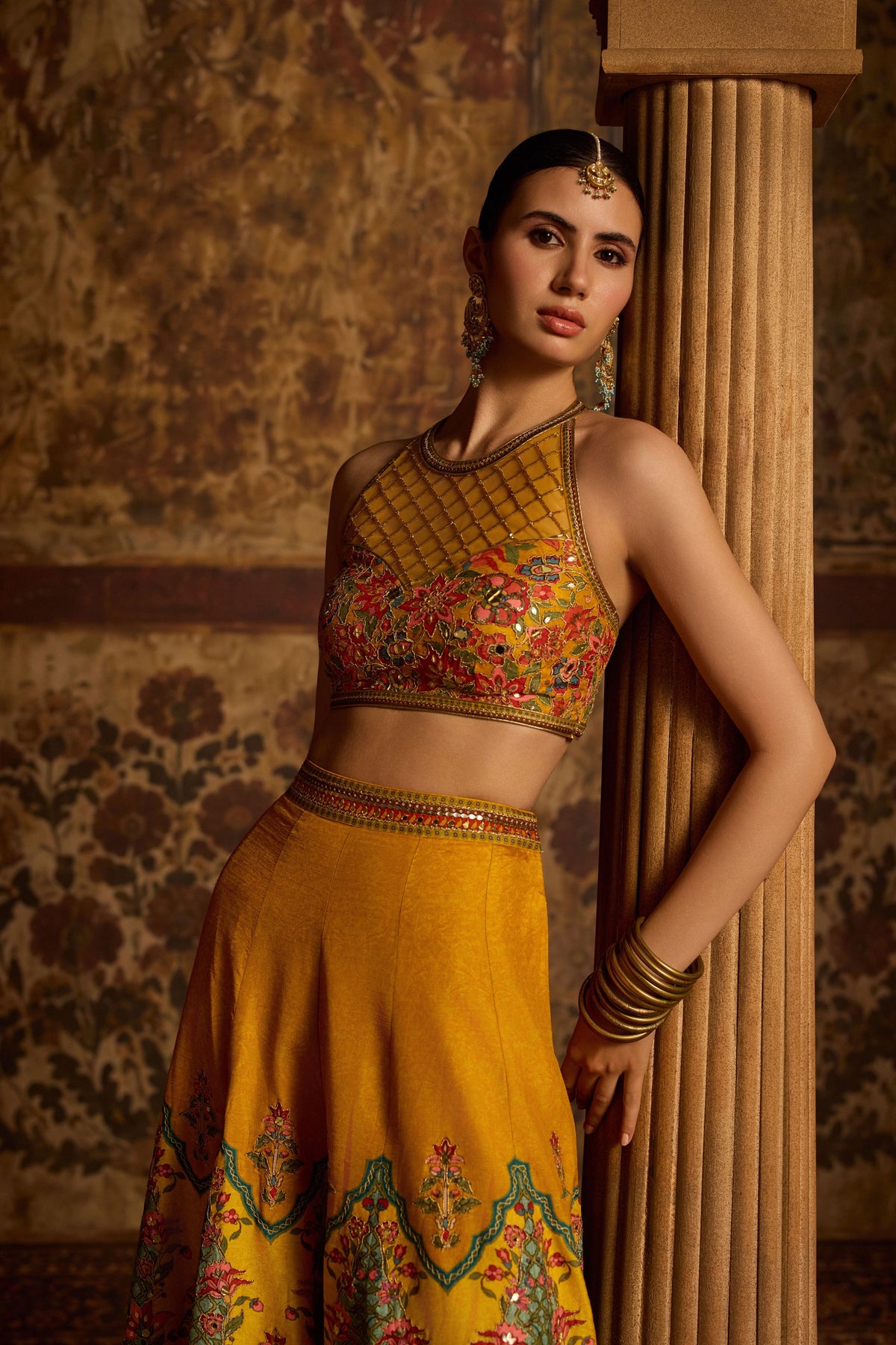 Arika Amber Sharara Set