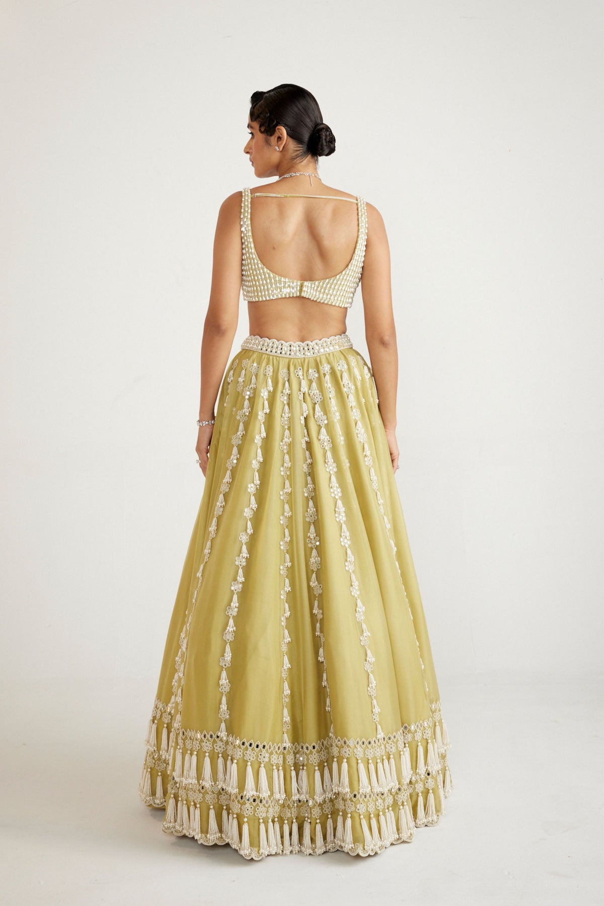 Fern Green Chandelier Lehenga Set