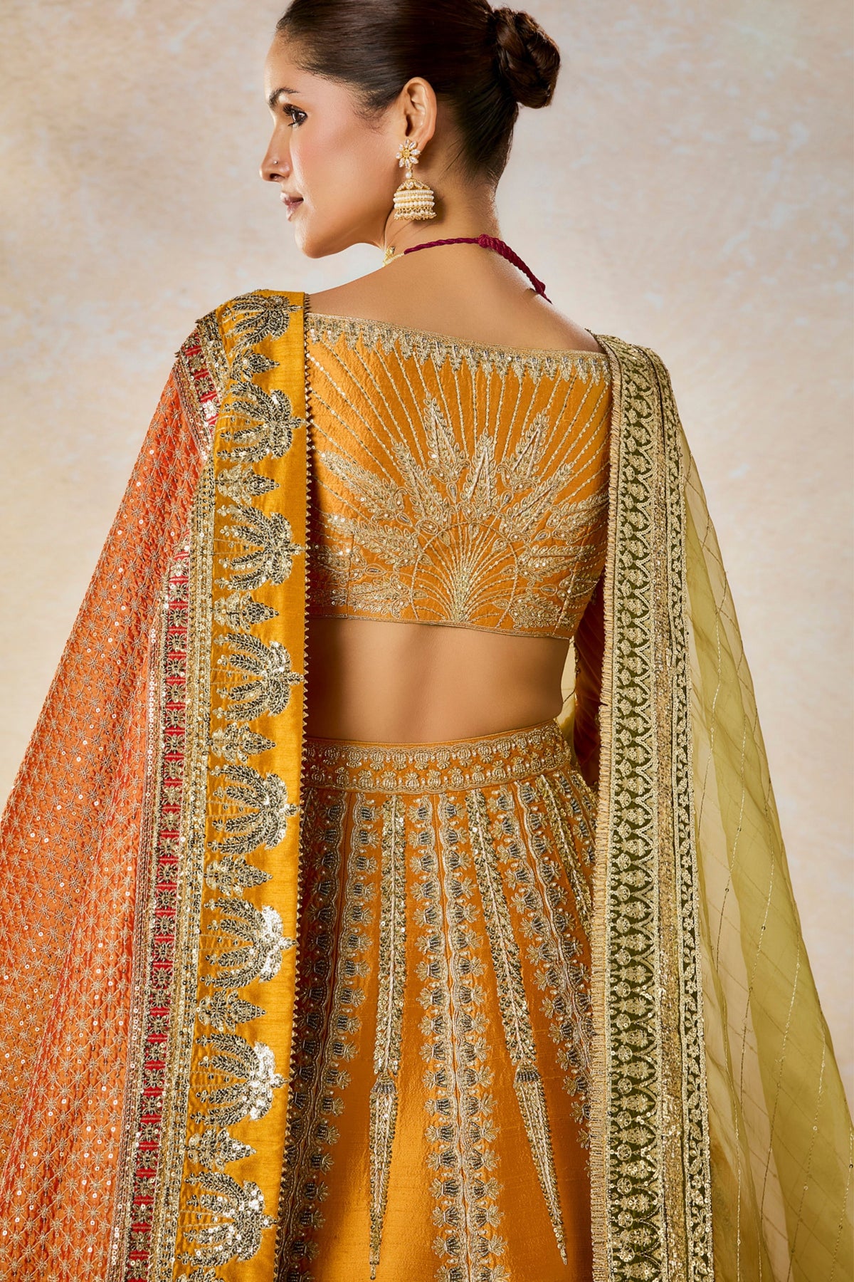 Imarti Lehenga With Double Dupatta