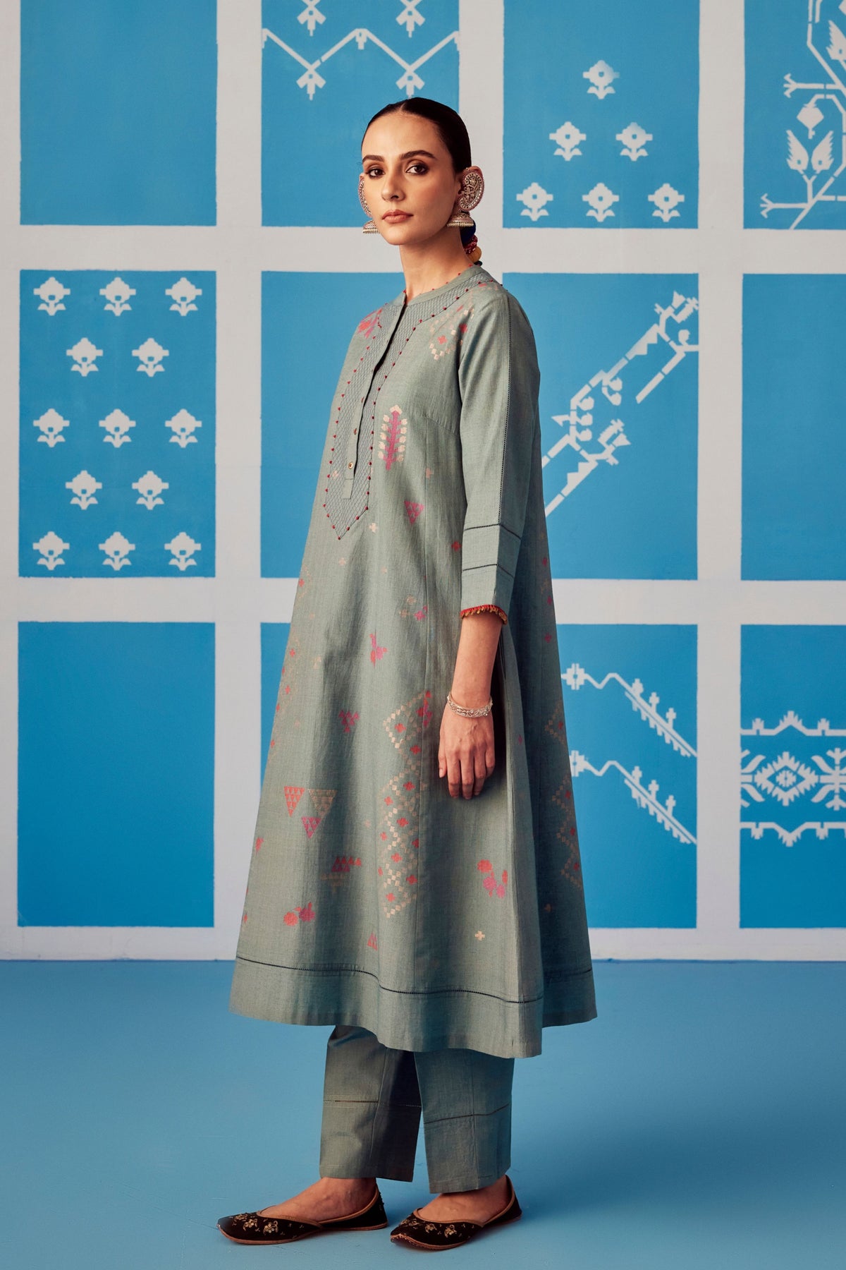 Asmani Kurta Set