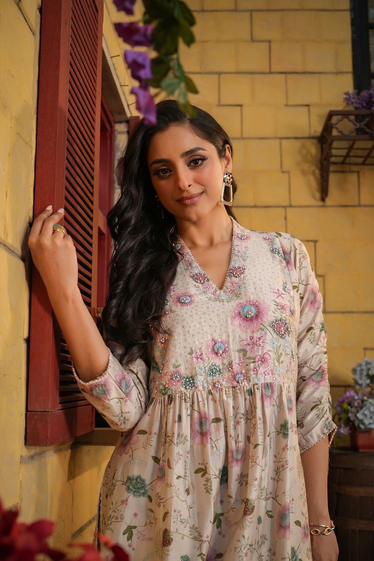 Mughal Frockstyle in Ivory
