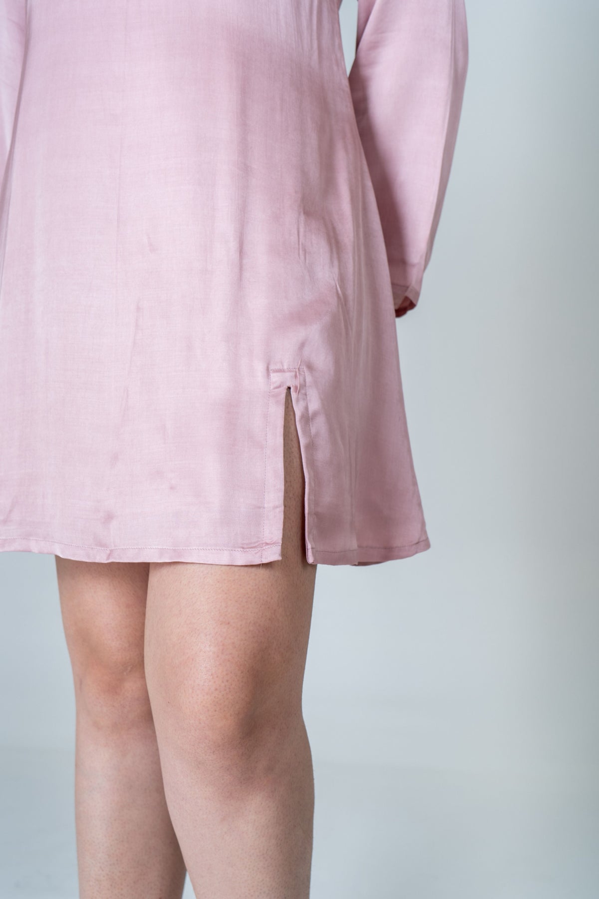 Pink-orange Short Dress