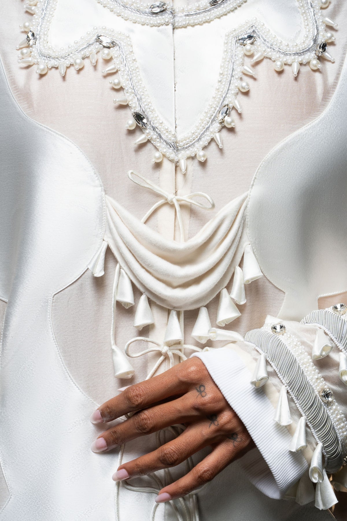 Sculptural Patchwork Dress