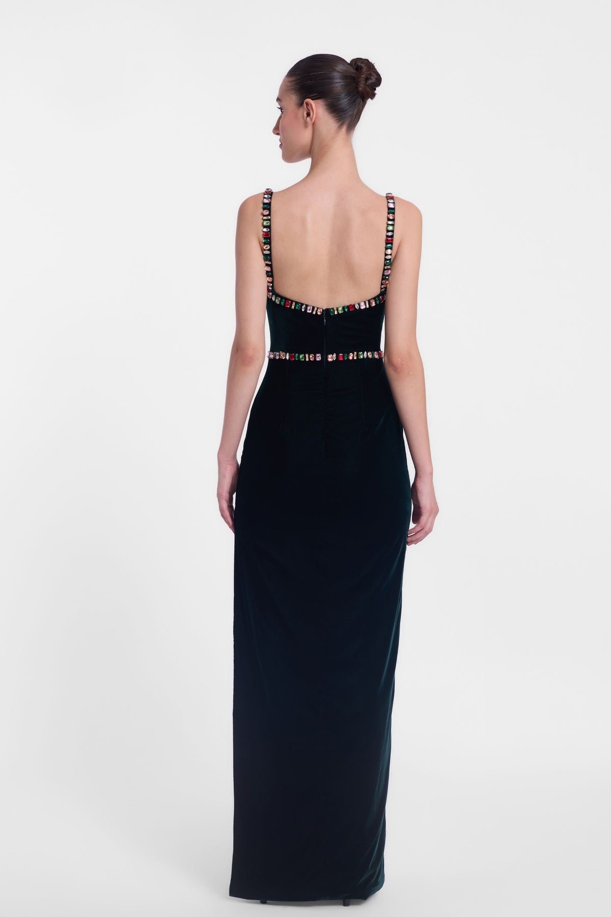 Velvet Column Gown