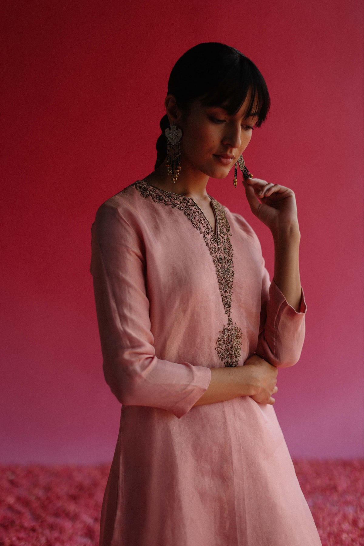 Kaljo Pink Kurta Set