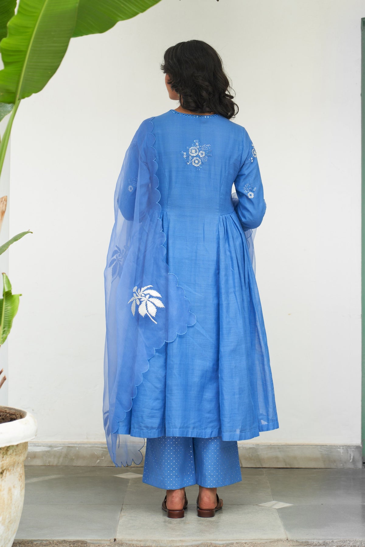 Asmani Sitara Kali Kurta Set