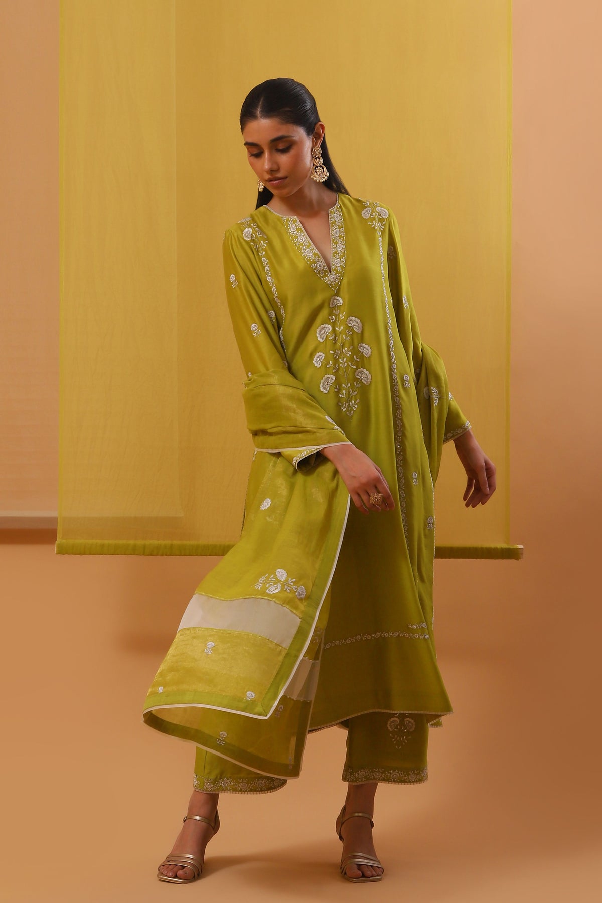 Aiza Long Kurta Set