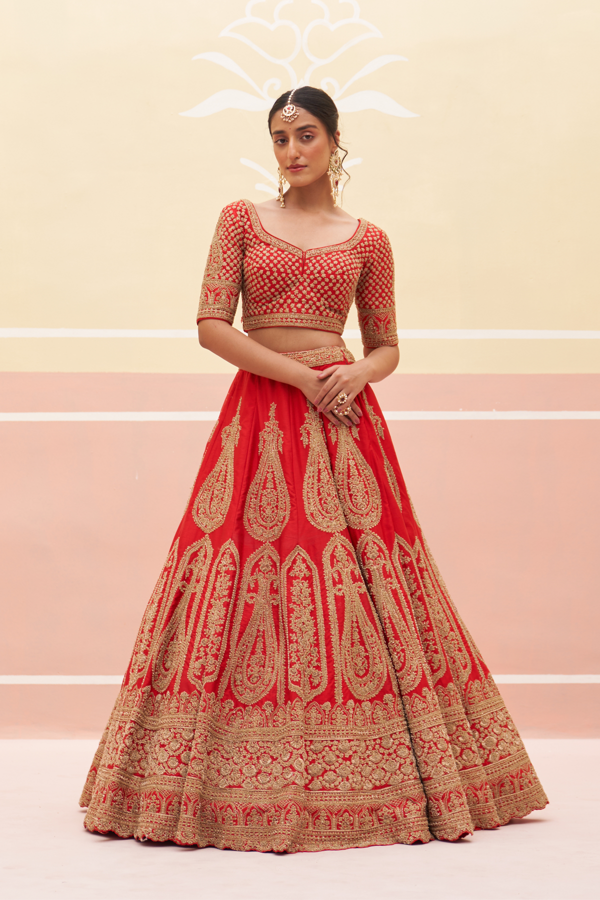 Red Lehenga Set