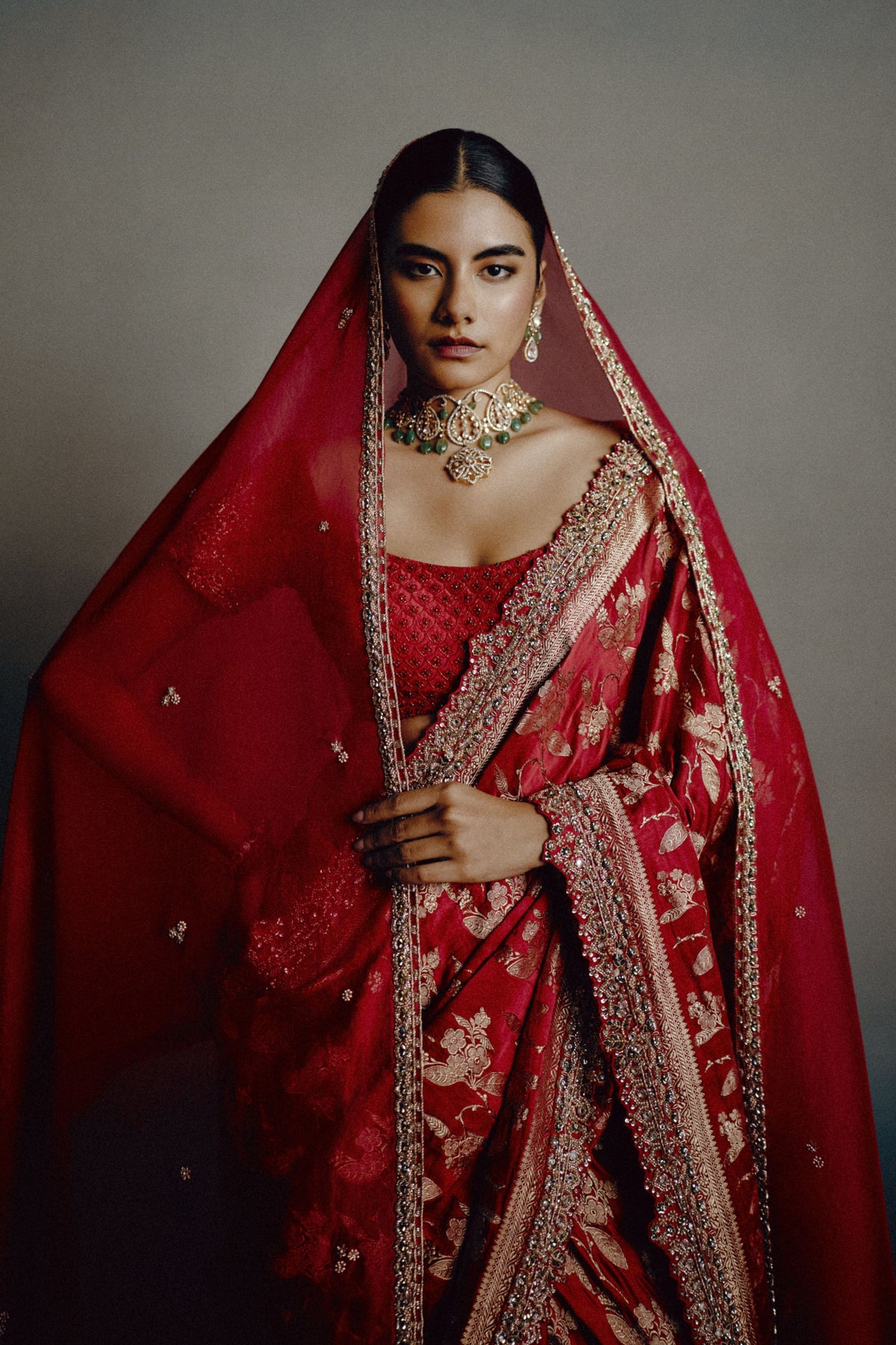 Red Epiphany Bridal Saree
