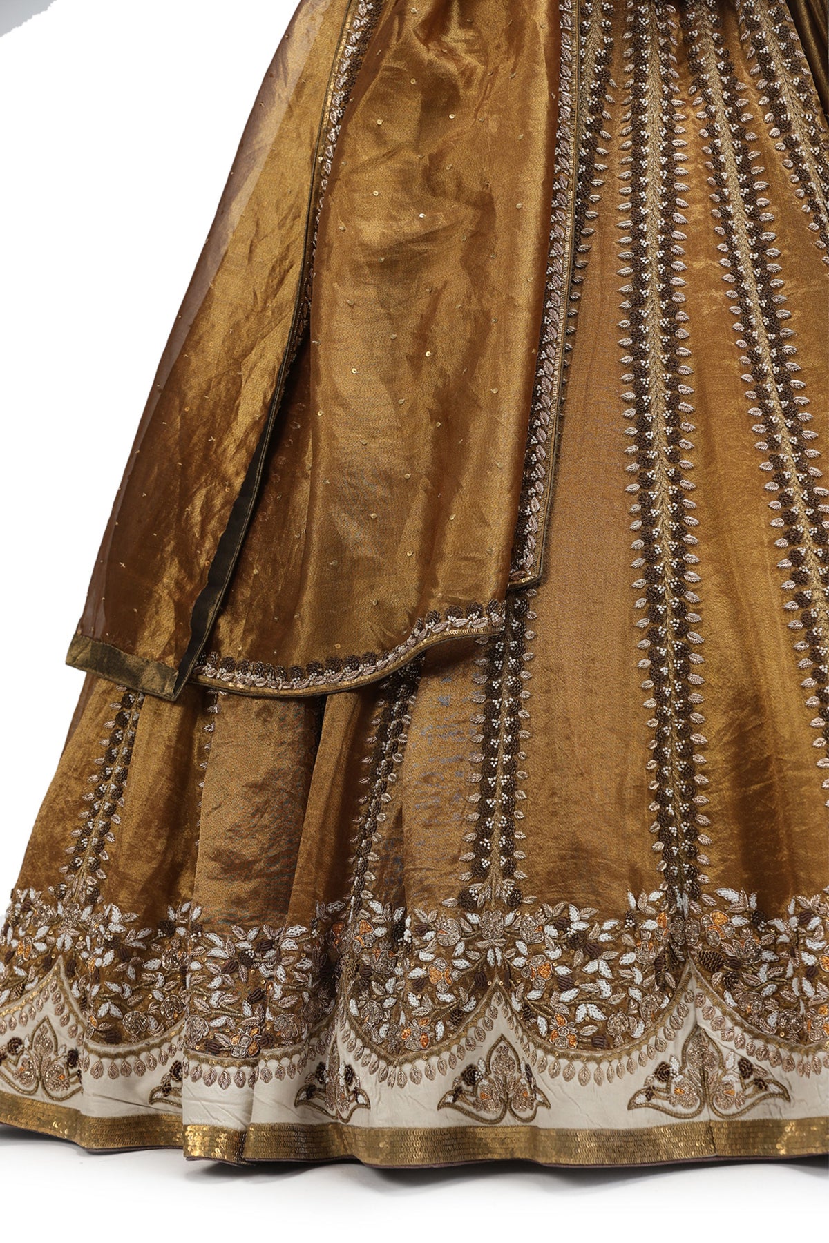 Kanakpriya Old Gold Lehenga Set