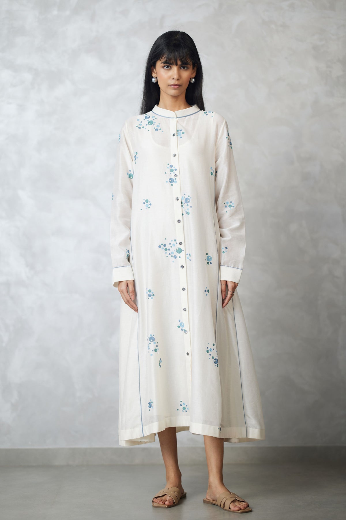 Ivory Dress With Slip