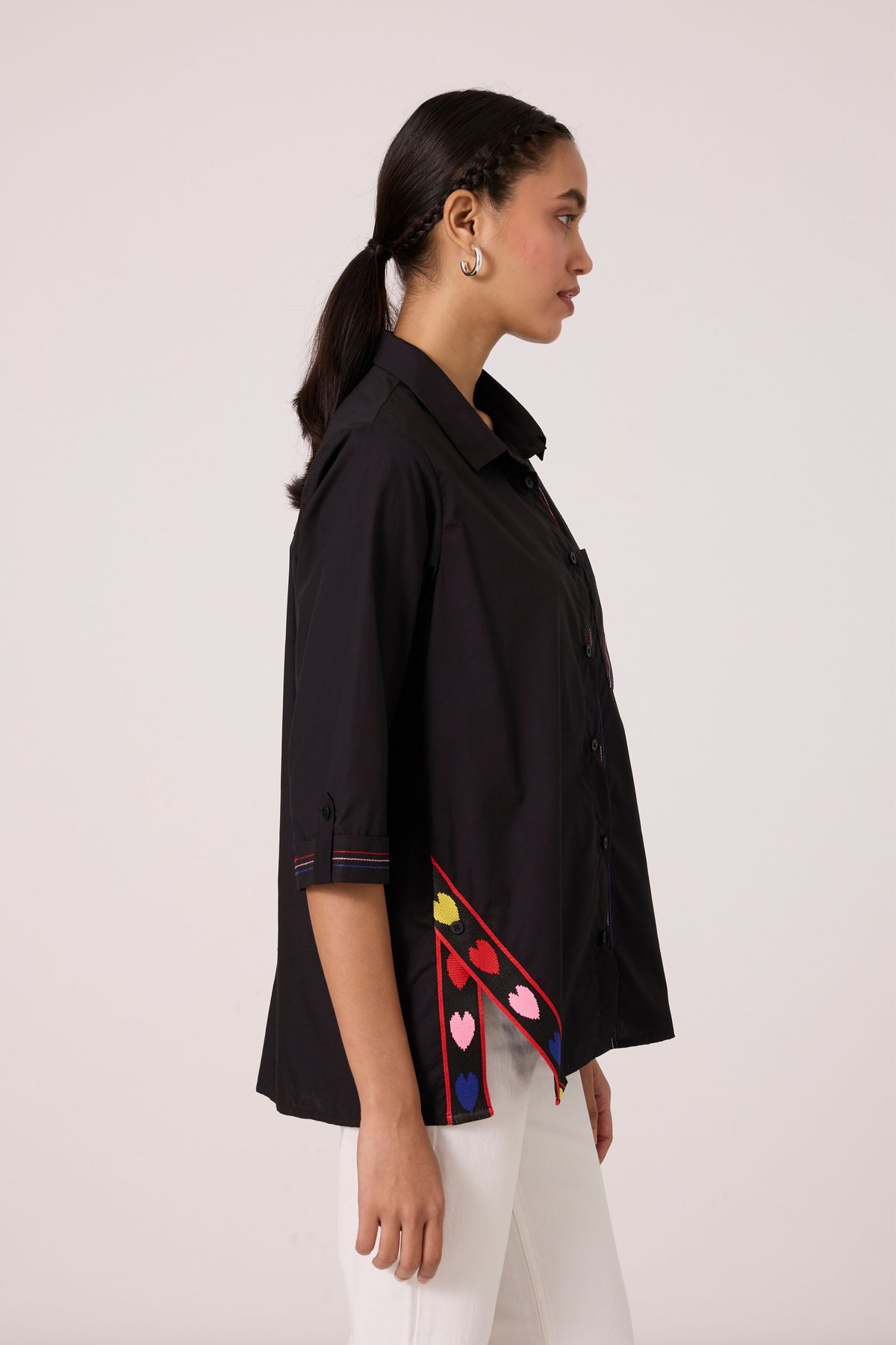 Doris Black Shirt