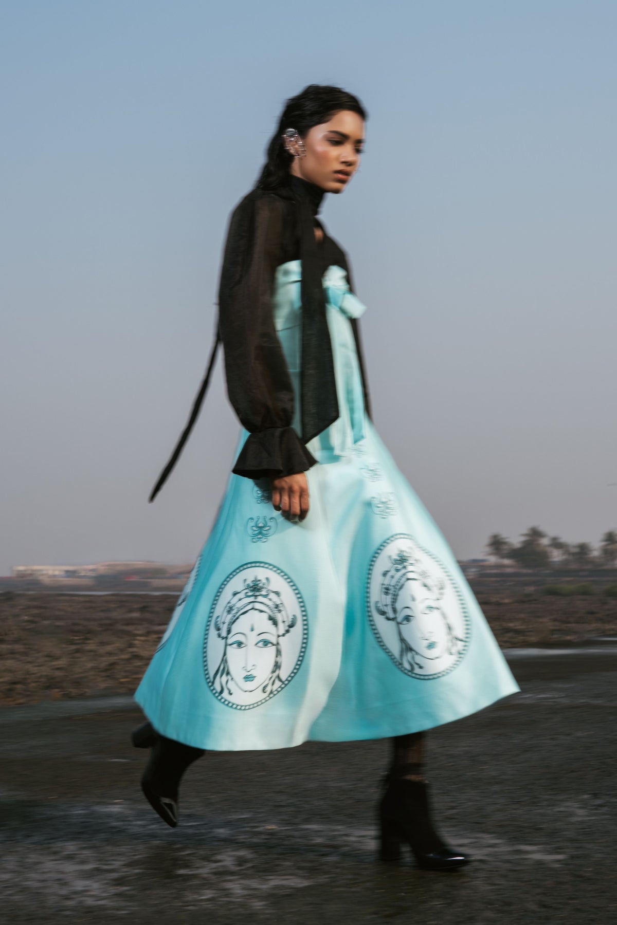 Manifesting in Satin Dress