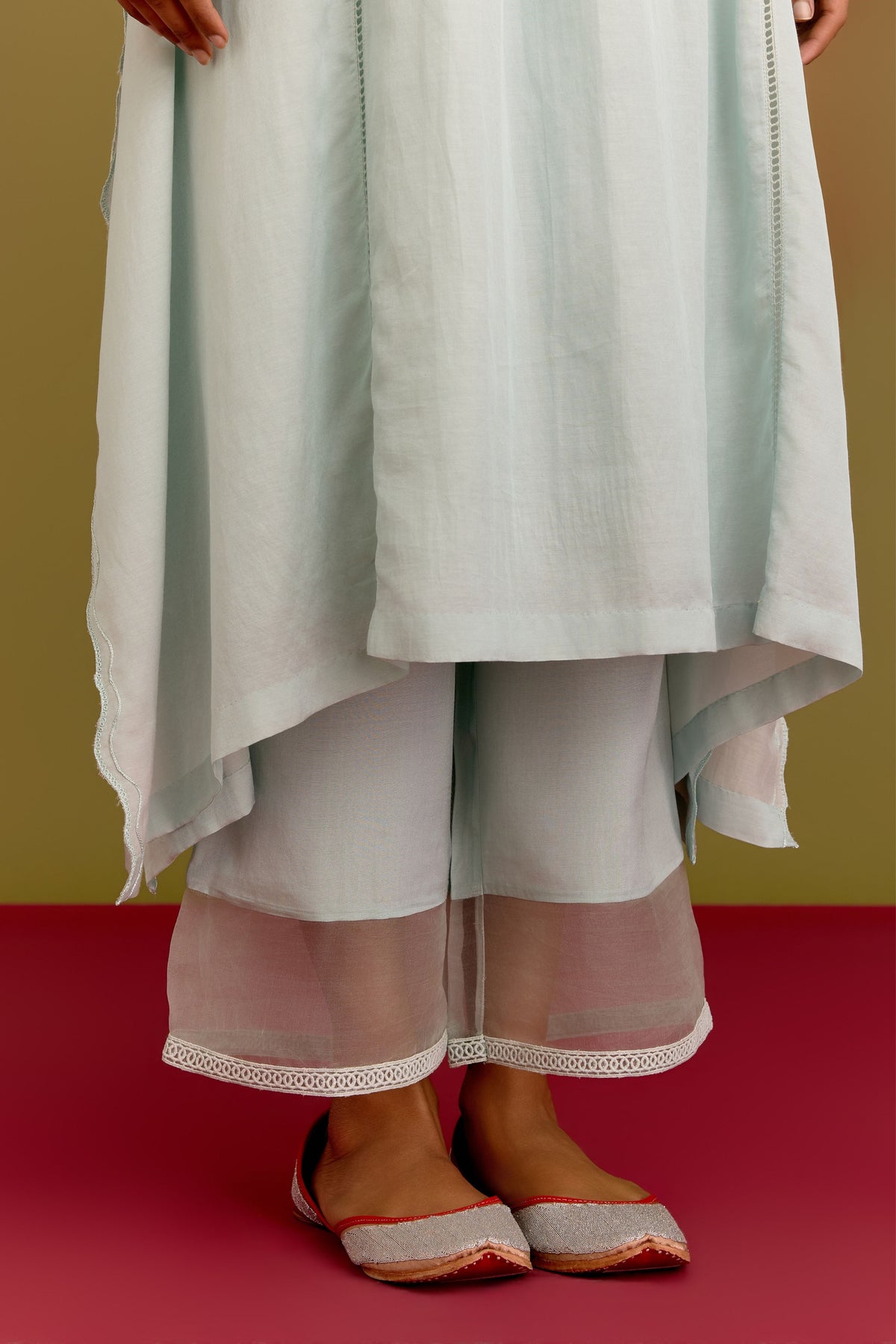 Powder Blue Kaftan Set