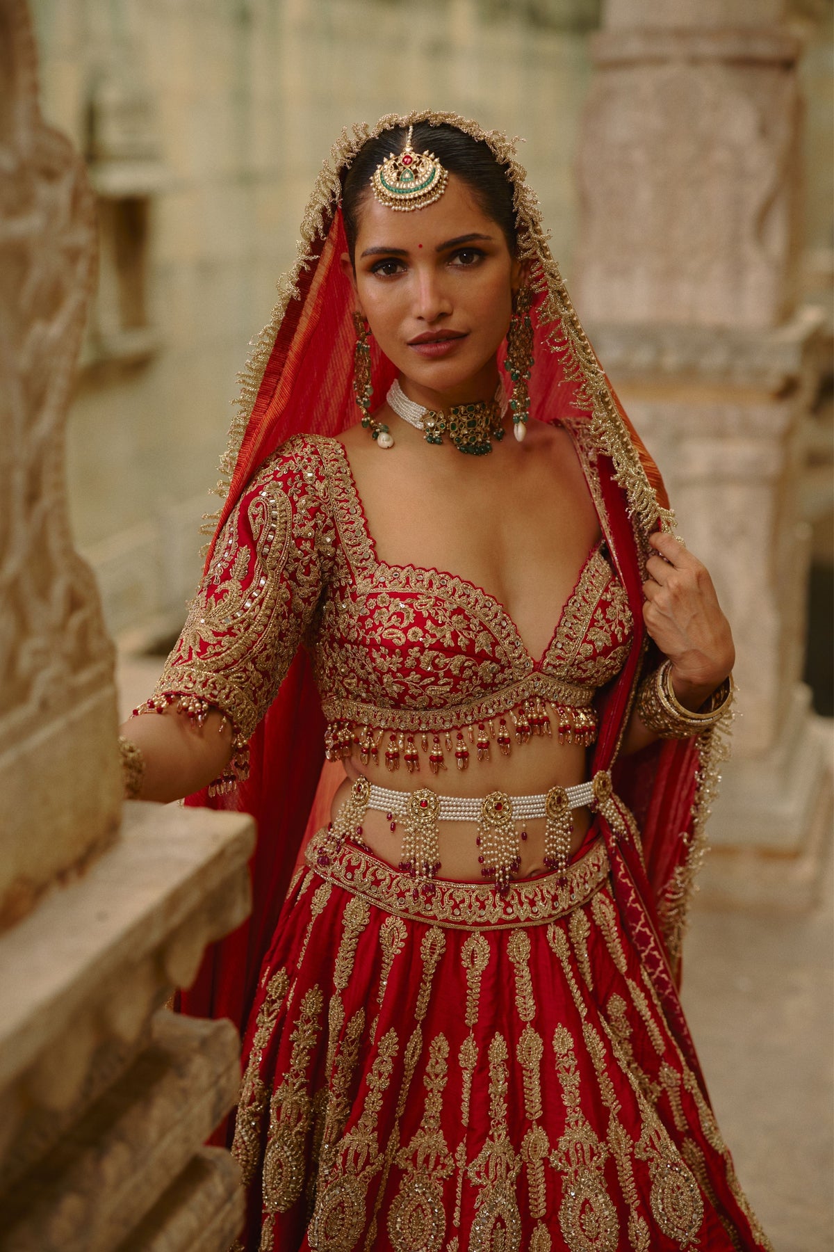 Dori Work Lehenga Set