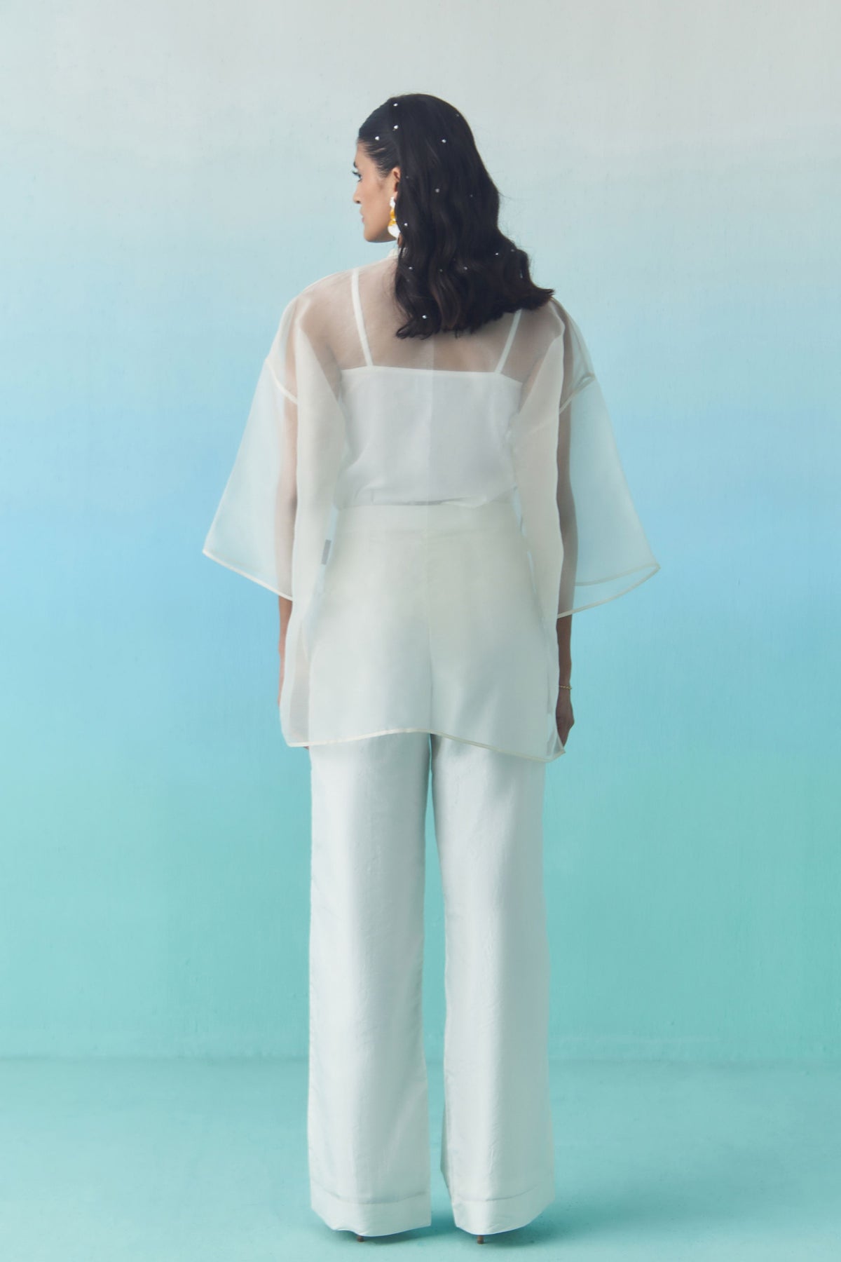 Sheer Summer Bloom Top