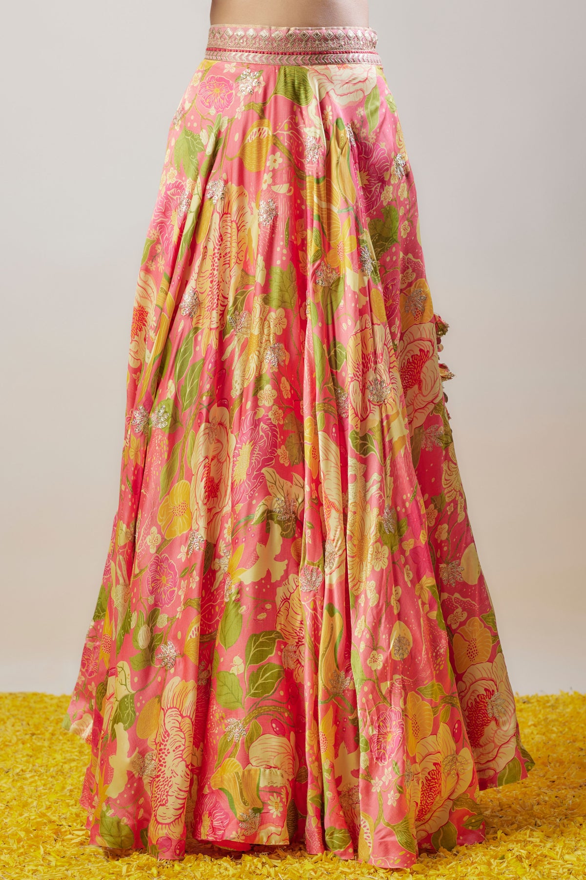 Arina Pink Skirt Set