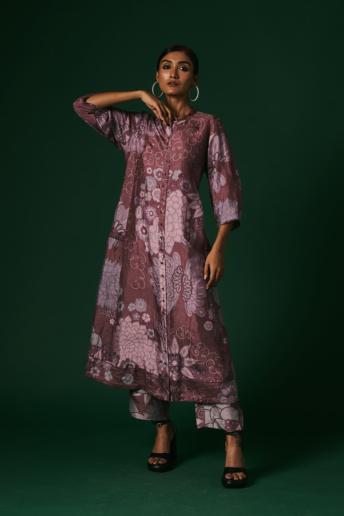 A-line Kurta Set