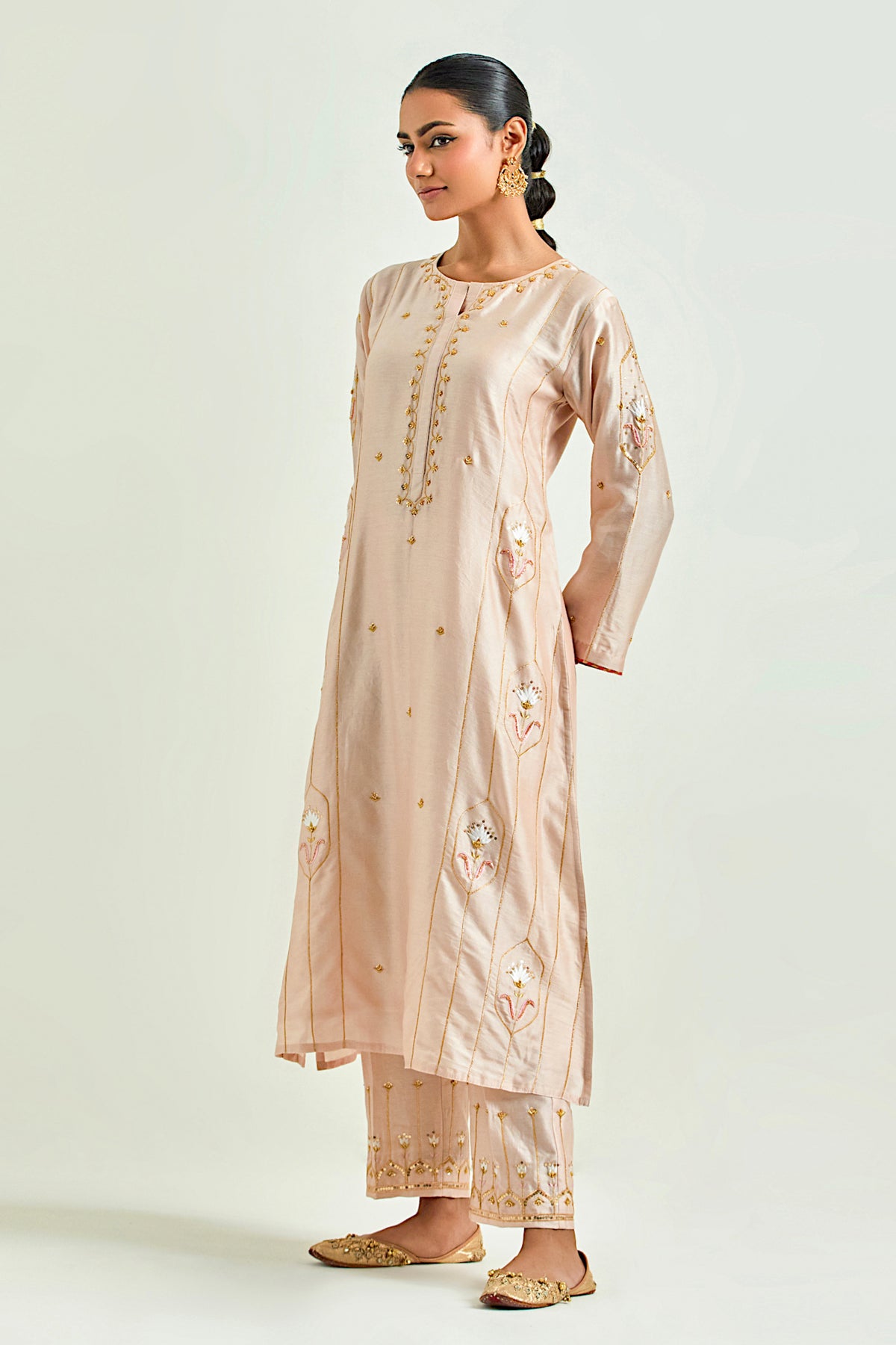 Old Rose Classic Kurta Set