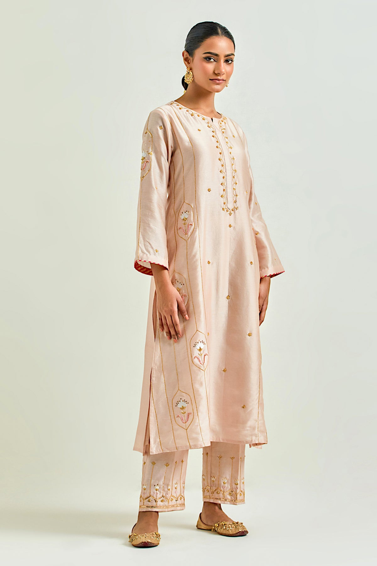 Old Rose Classic Kurta Set